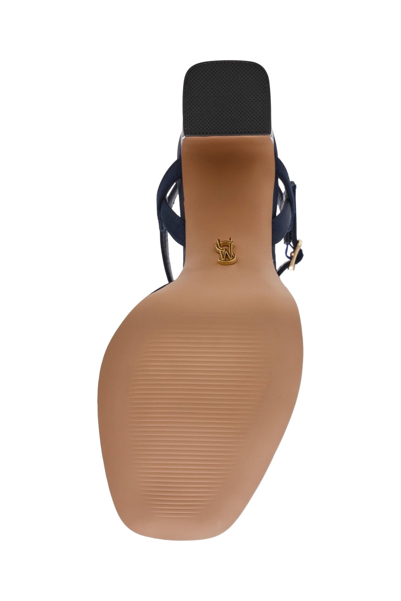 MILIANA SANDALS BLUE SATIN 7