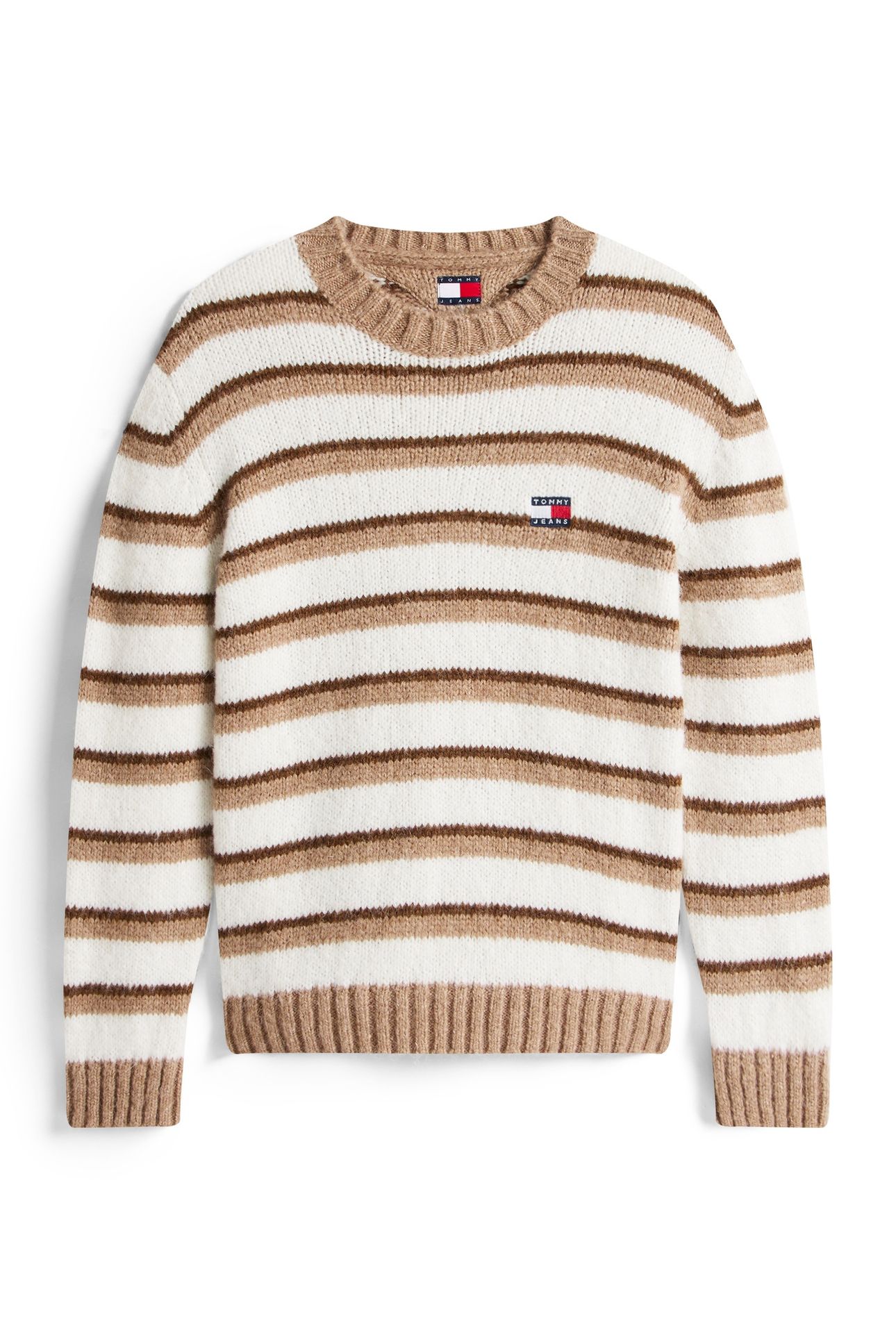 TJM REG BRUSHED STRIPE COASTAL TAUPE STRIPE 4