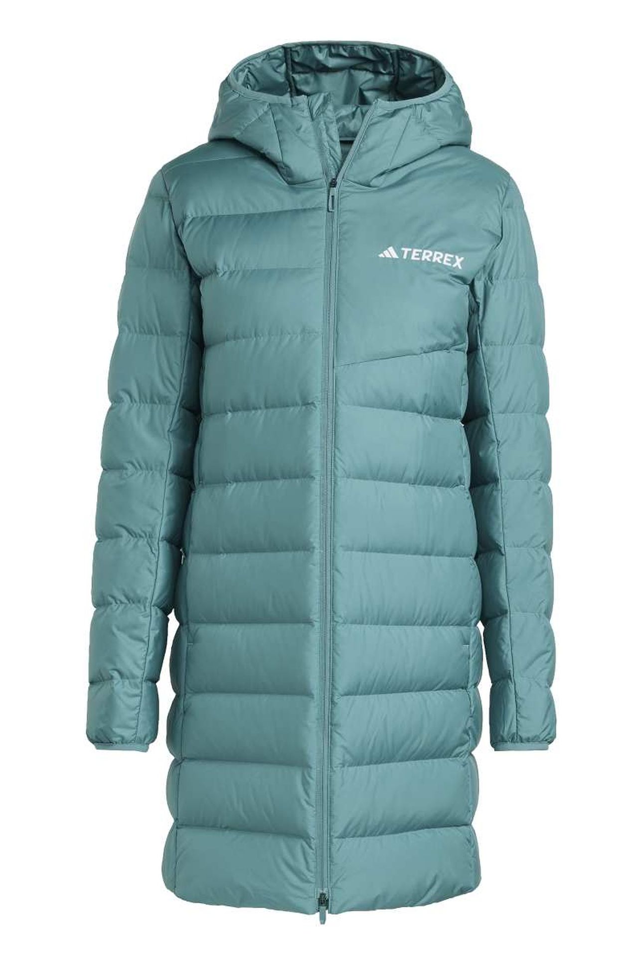 W MT DOWN PARKA PRELOVED TEAL 4