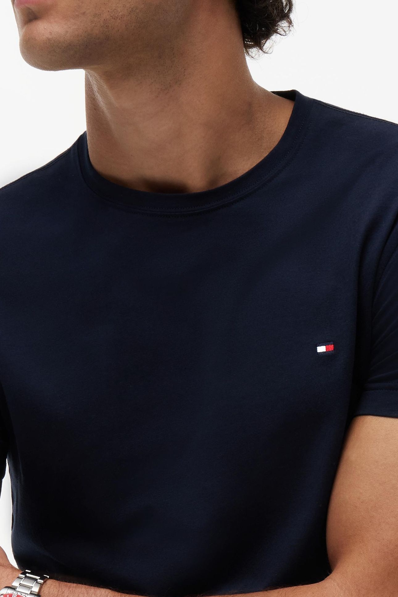 CORE STRETCH SLIM C-NECK DESERT SKY 5