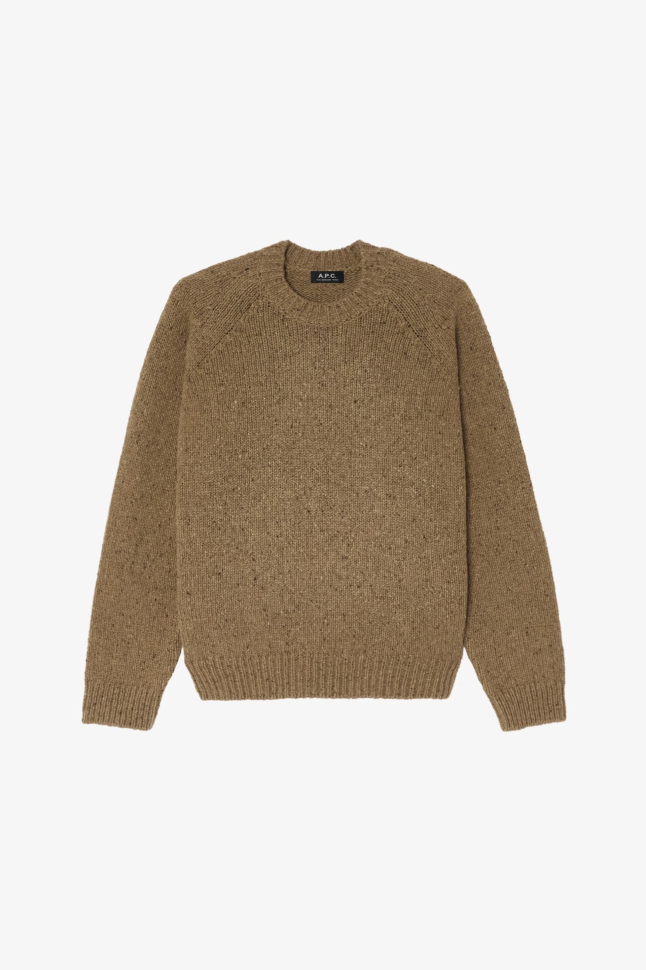 UNISEX SWEATER CREW NECK HAZELNUT 2