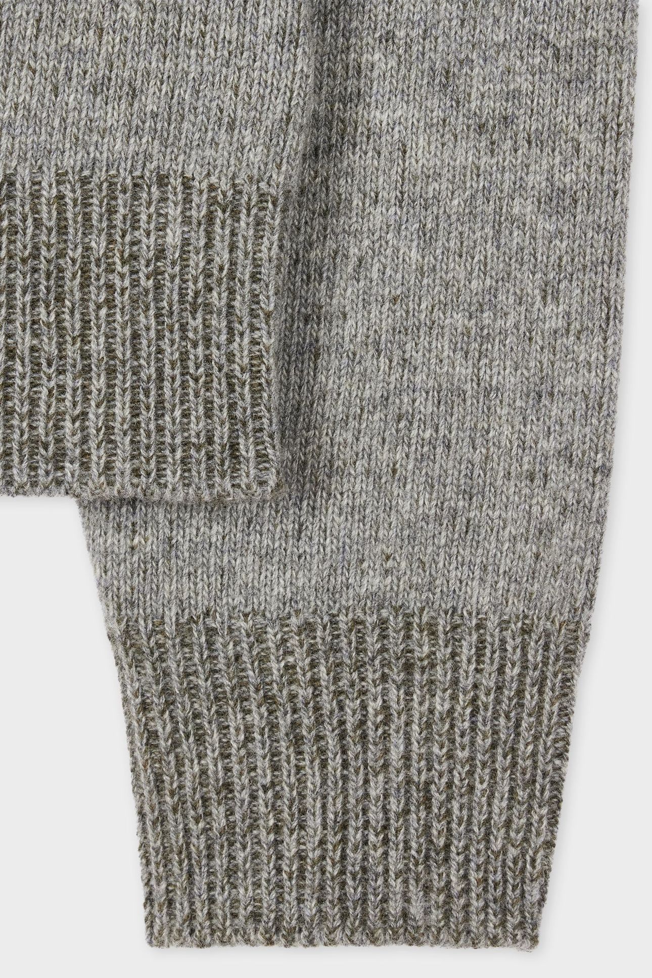 MENS CARDIGAN BUTTON THRU GREY MELANGE 7