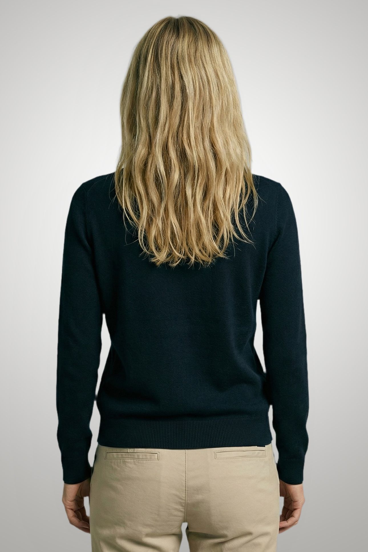 C-NECK SWEATER NAVY 2