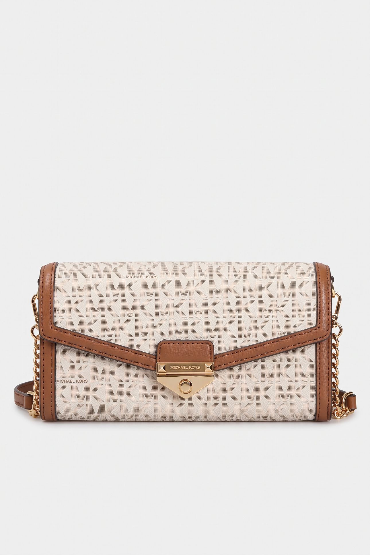 LARGE WLLT ON A CHAIN CROSSBODY VANILLA 1
