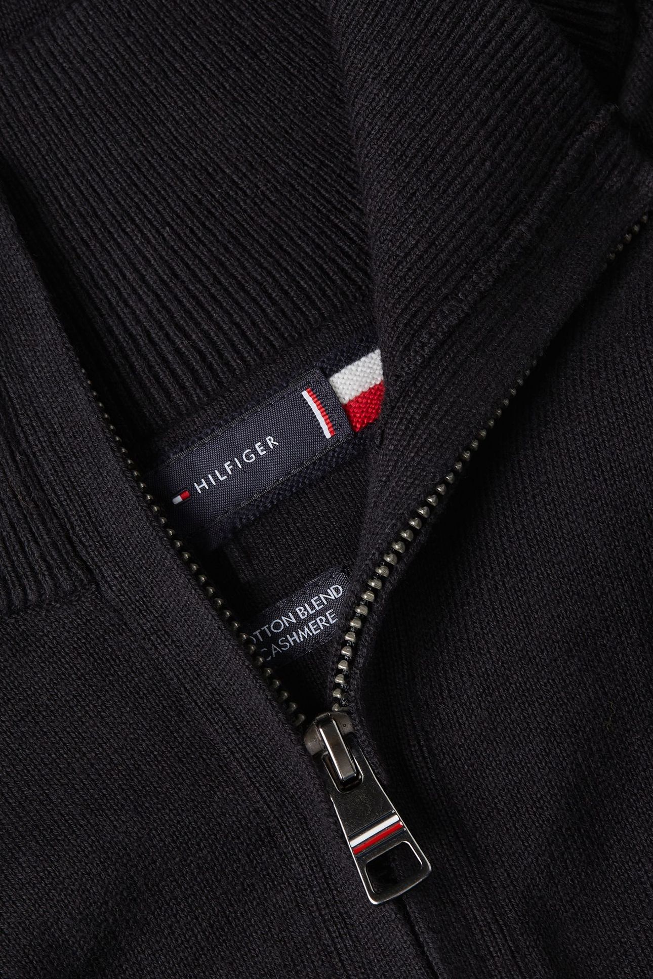 PIMA COTTON CASHMERE SWEATER BLACK 8