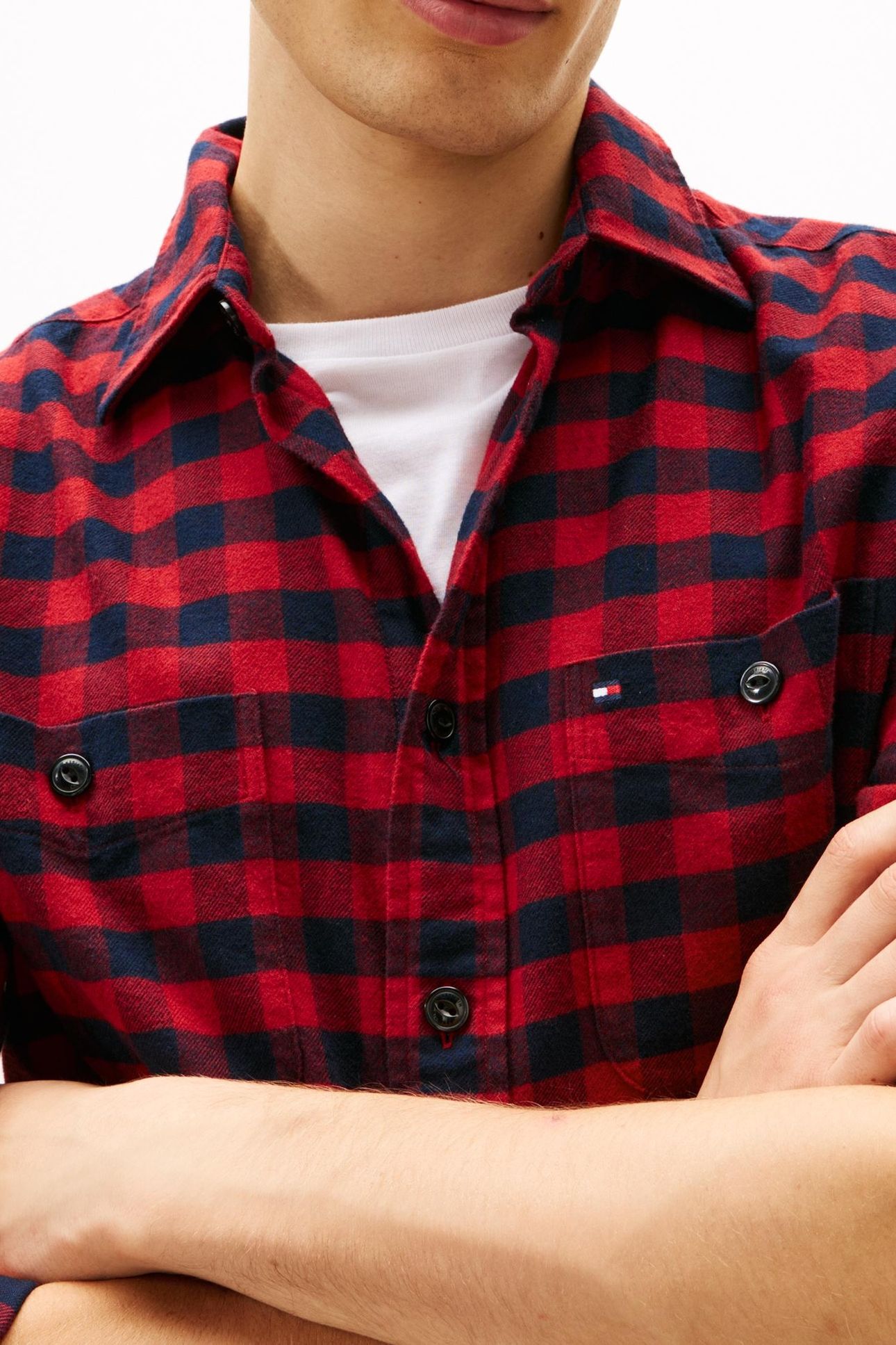 BUFFALO CHECK RF SHIRT REGATTA RED/CHECK 5