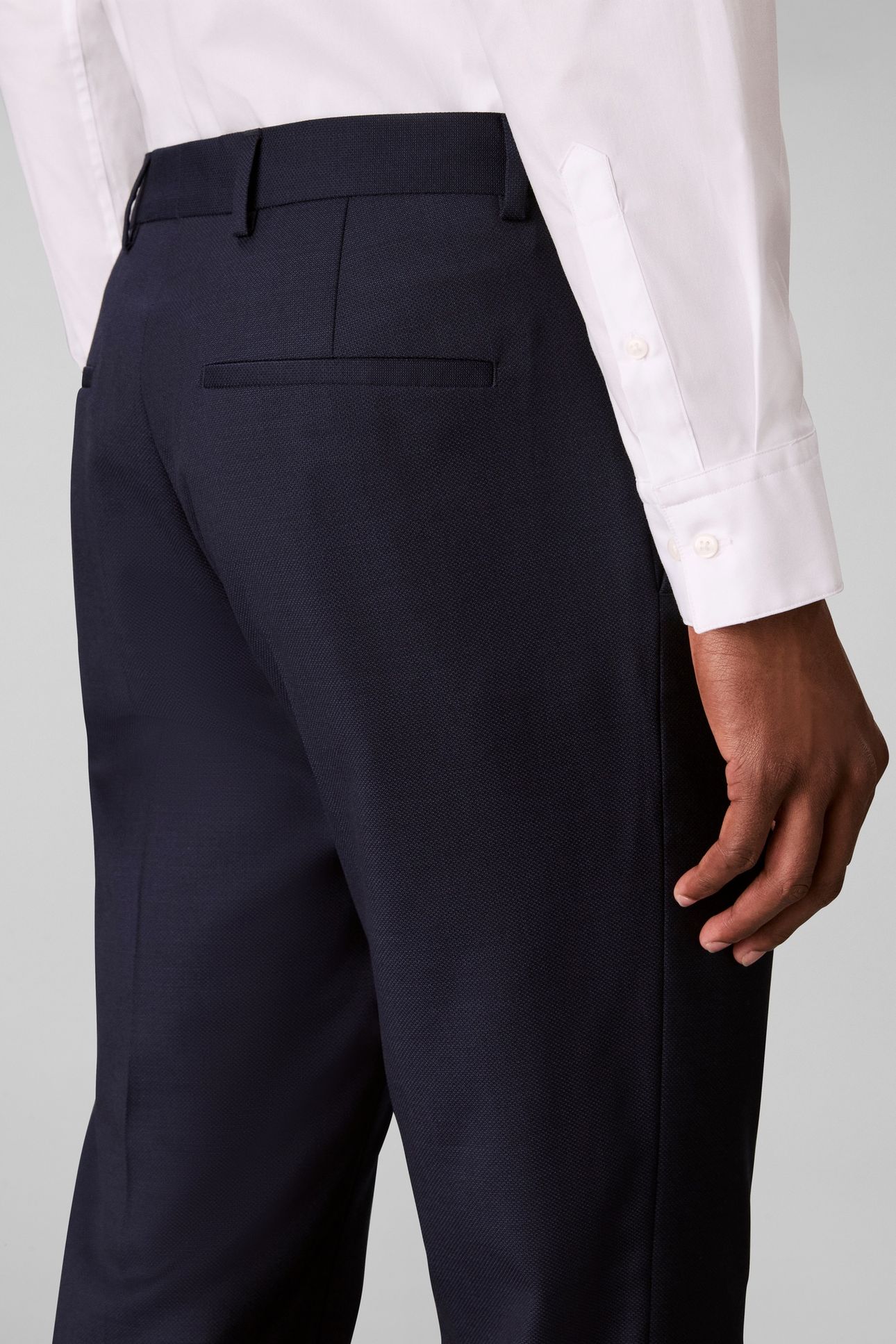 BIRDS EYE SLIM TROUSERS INK 6