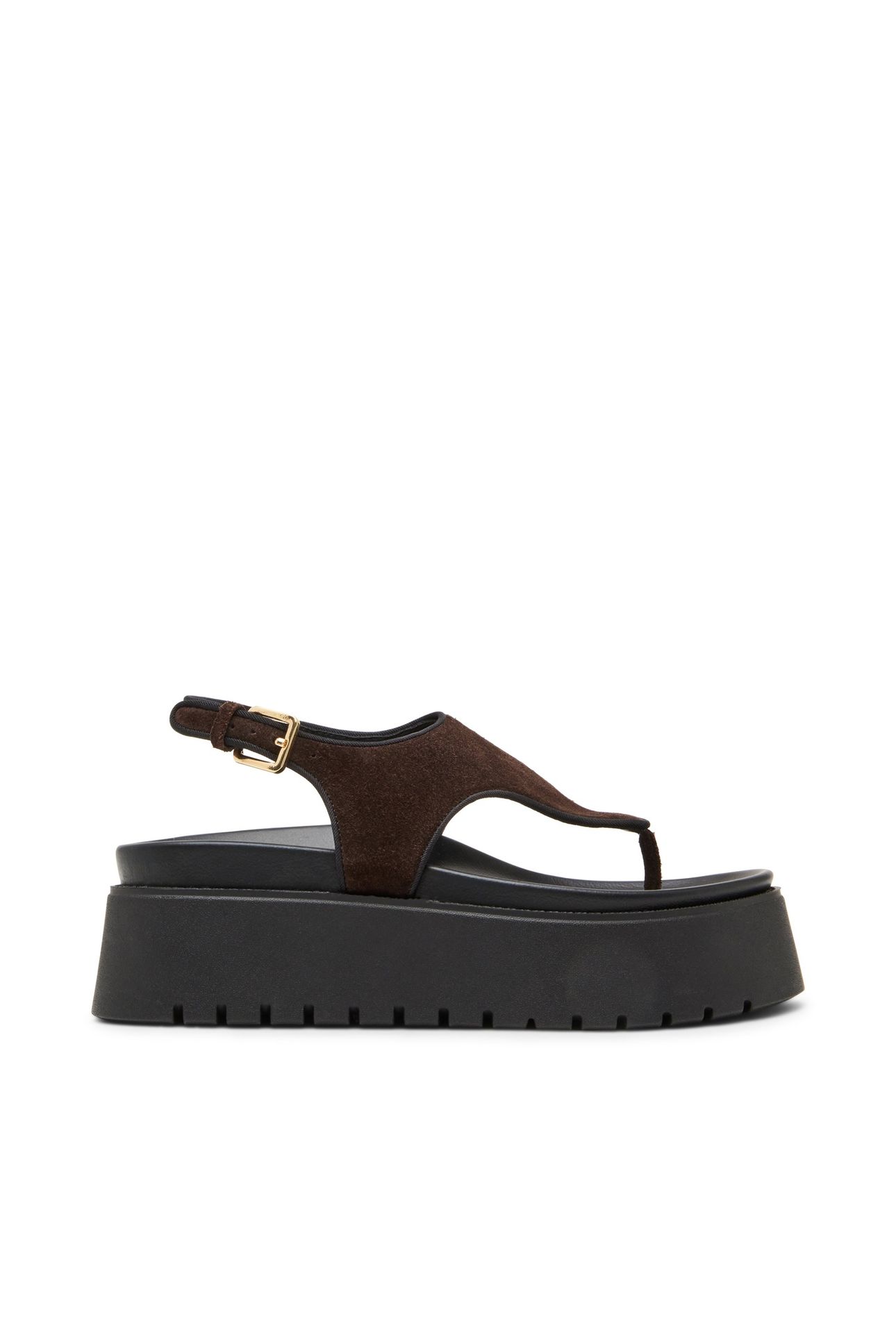 TABOR SANDALS BROWN SUEDE 1