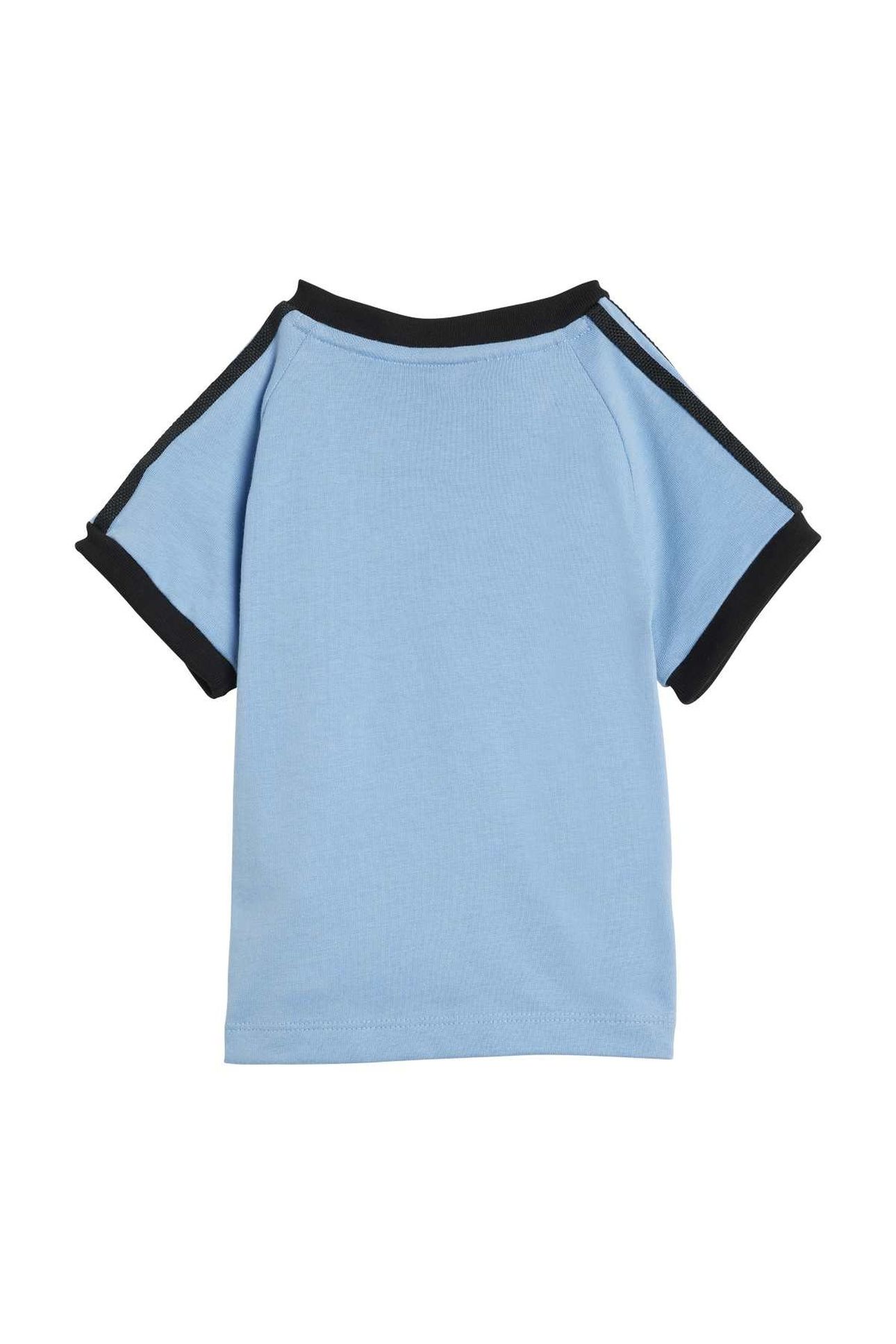 INFANT 3STRIPES TEE ASH BLUE 2