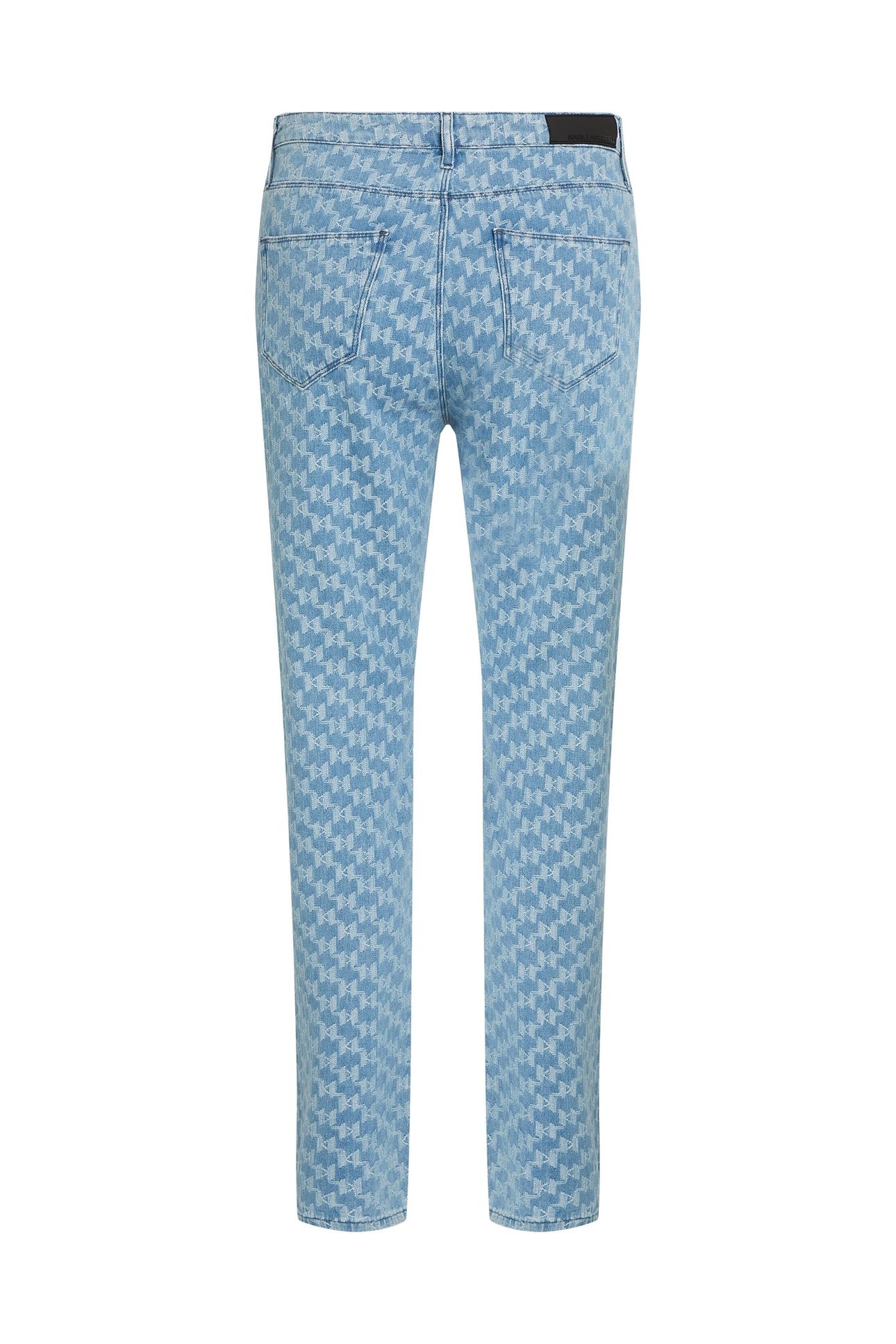 KL JACQUARD DENIM PANTS MONOGRAM DENIM 4