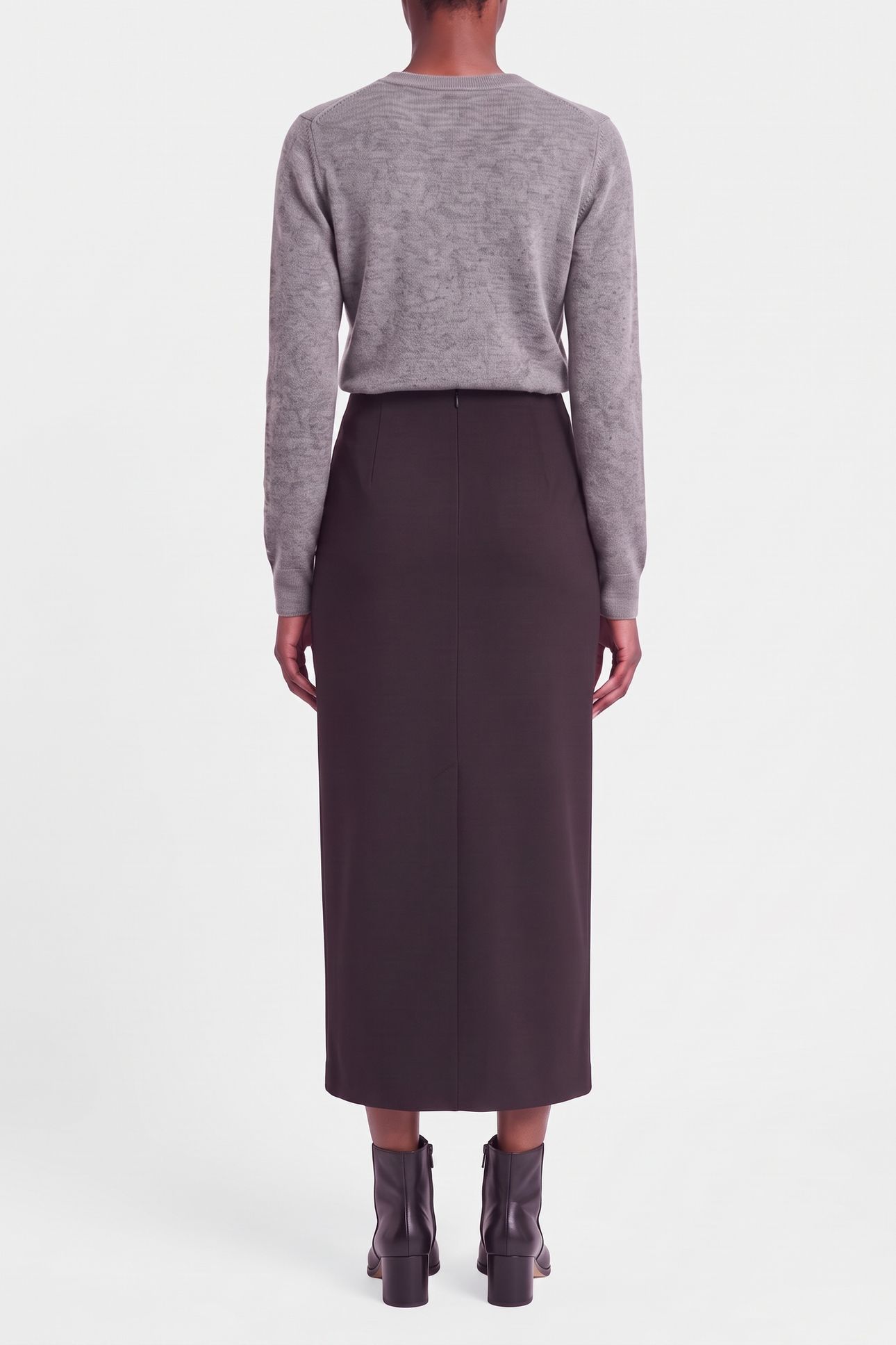 ST INGRID MAXI SKIRT BLACK 2