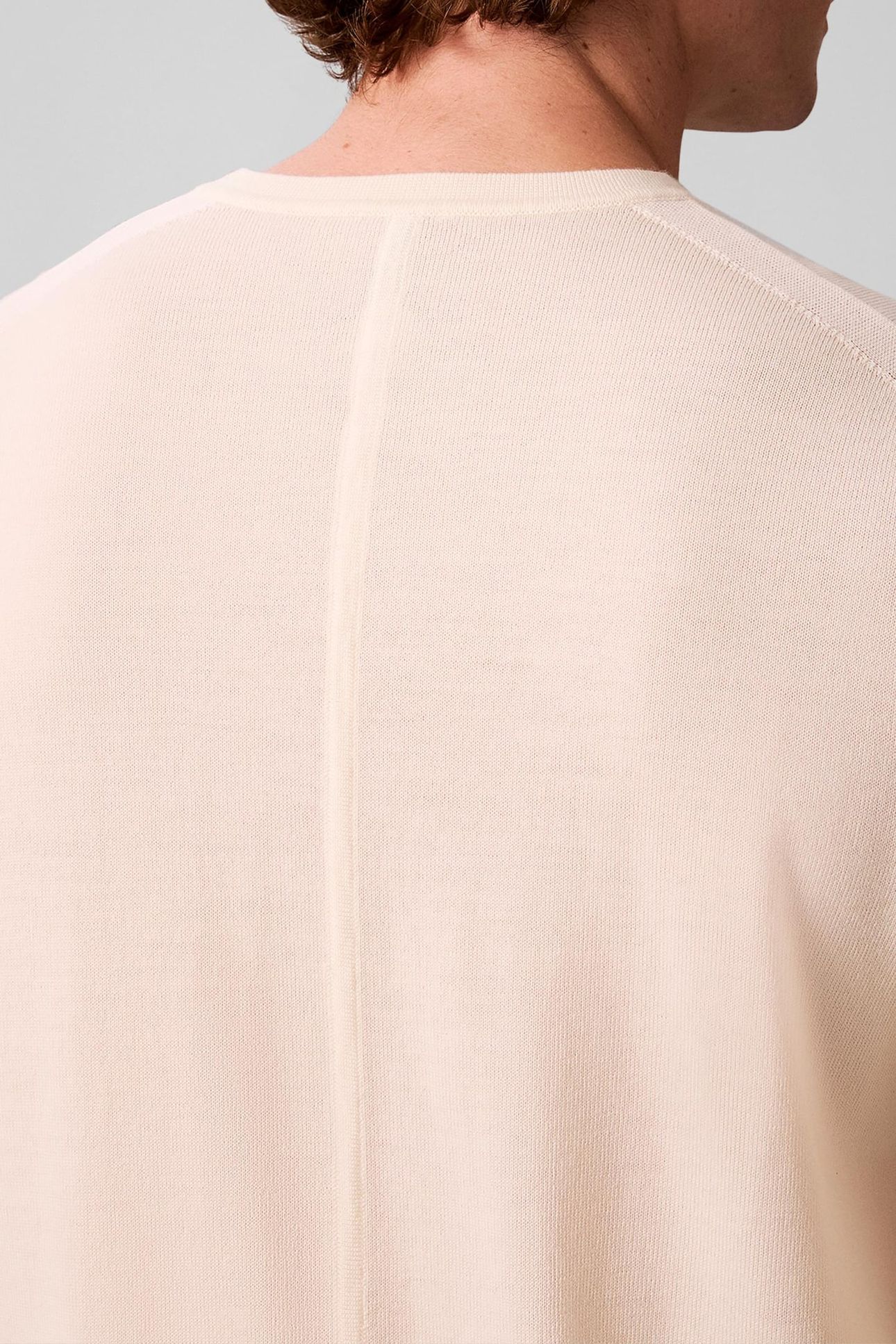 LS 100% MERINO CREW ANTIQUE WHITE 5