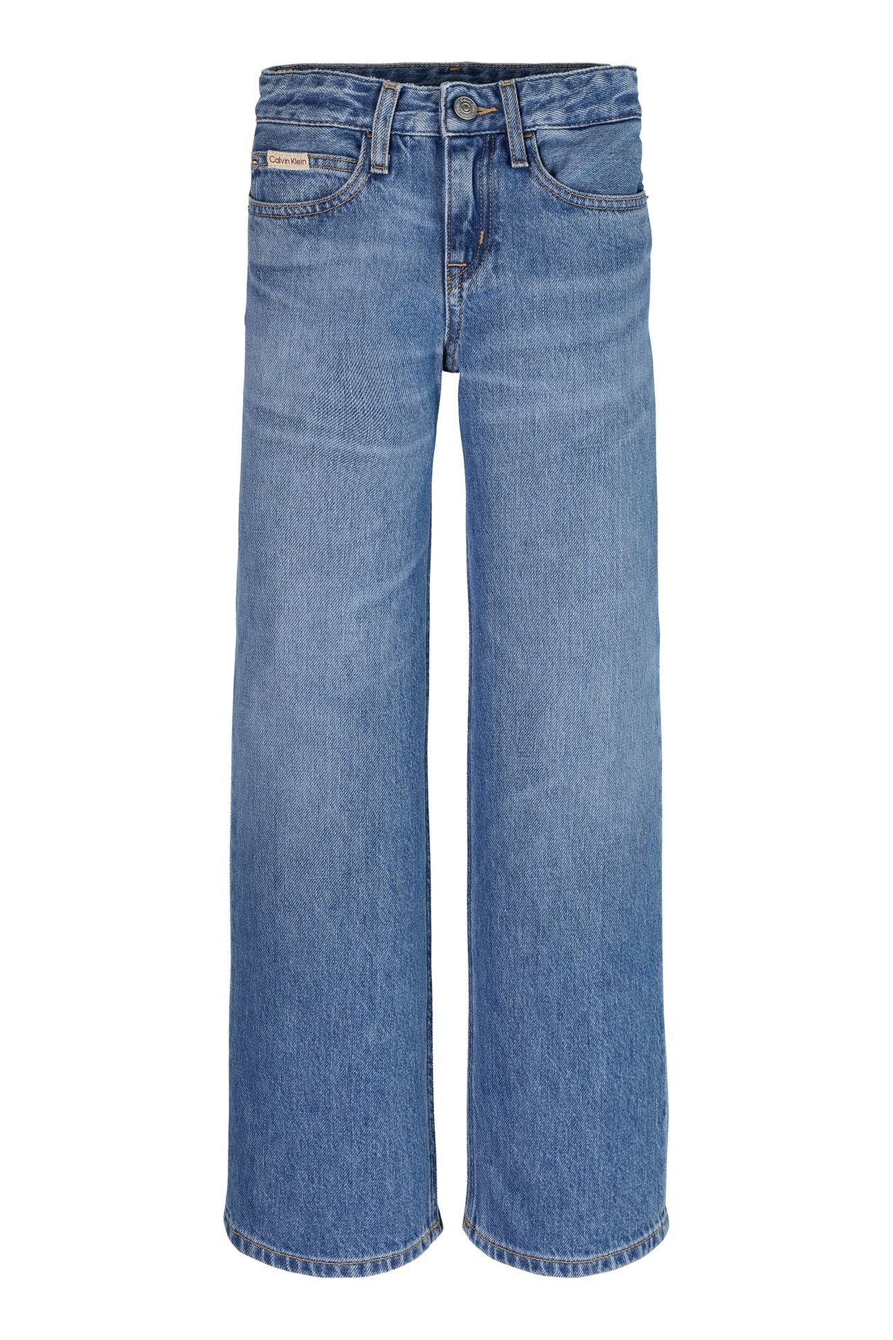 GIRLS WIDE LEG RELAXED LOW WAISTED SOFT BLUE 3
