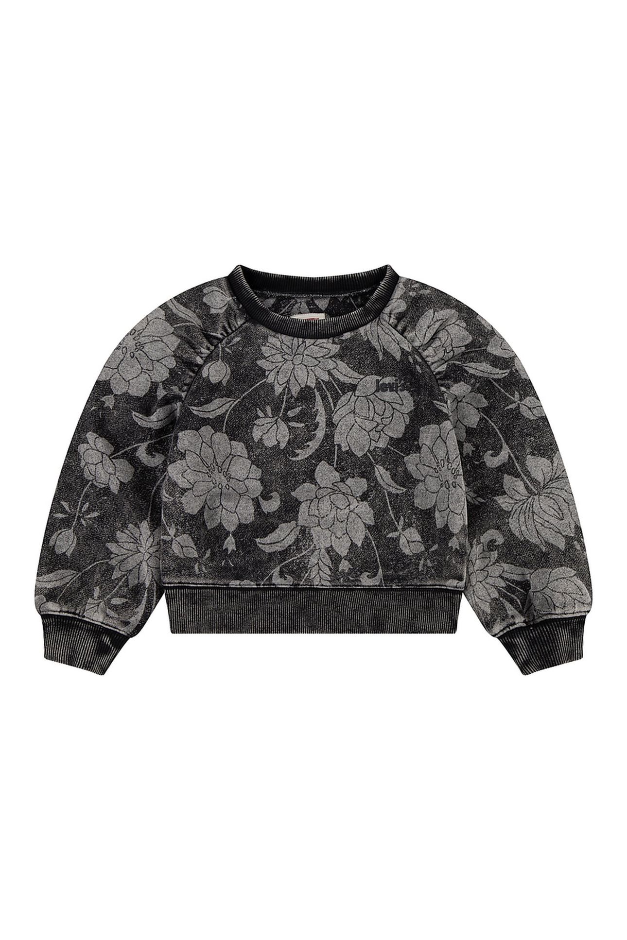 GIRLS DISCHARGE MEET AND GREET TOP BLACKOUT FLORAL 1