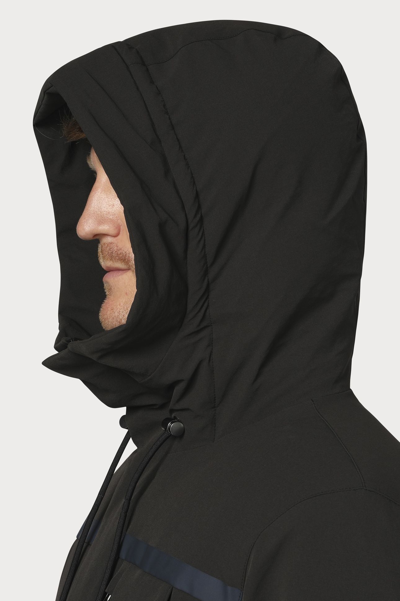 MENS HOODED JACKET BLACK 9