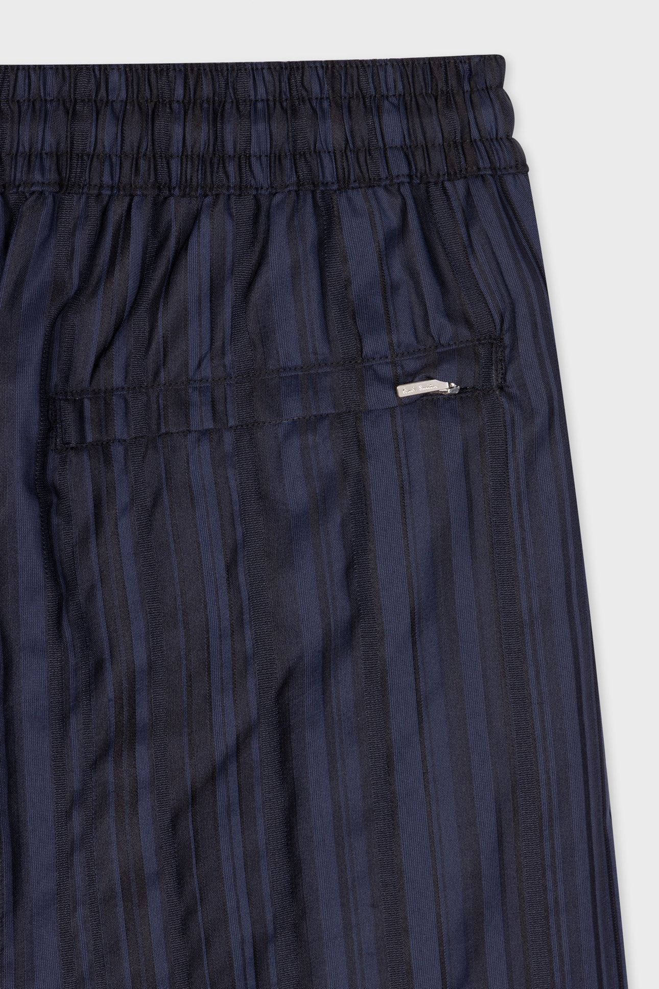 MEN SWIM SHORT SHAD STRP NAVY 4
