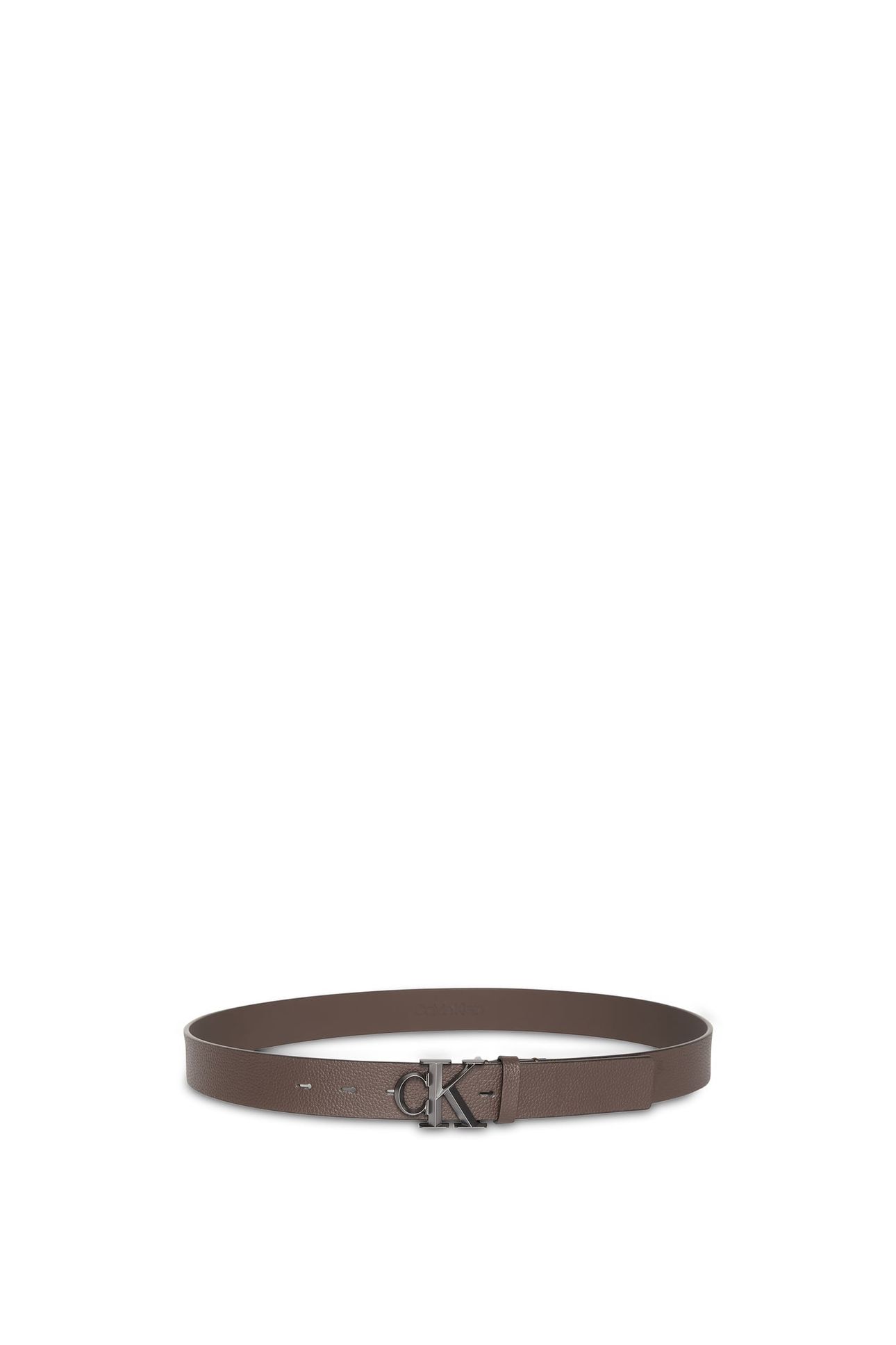 CK BUCKLE 32MM BELT CK DARK BROWN 3