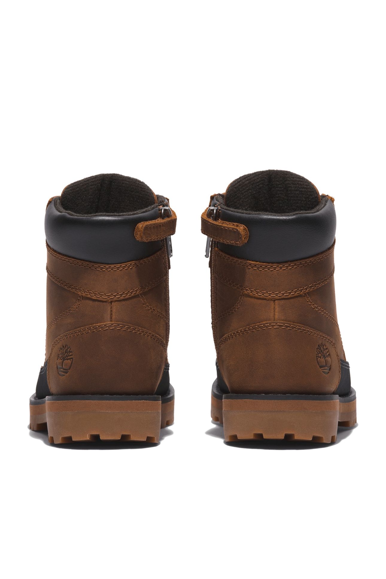 COURMA KID MID LACE UP BOOT SADDLE 4