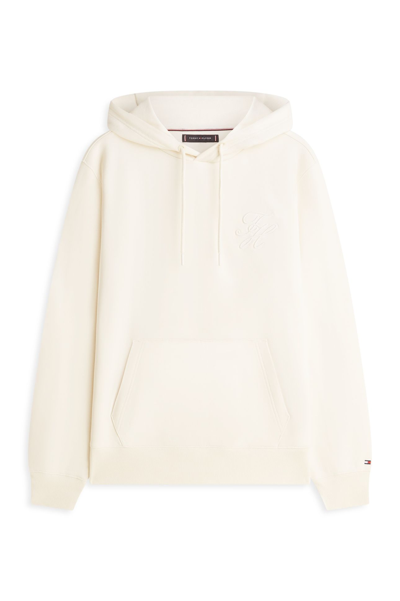 SCRIPT MONOGRAM HOODIE IVORY PETAL 4