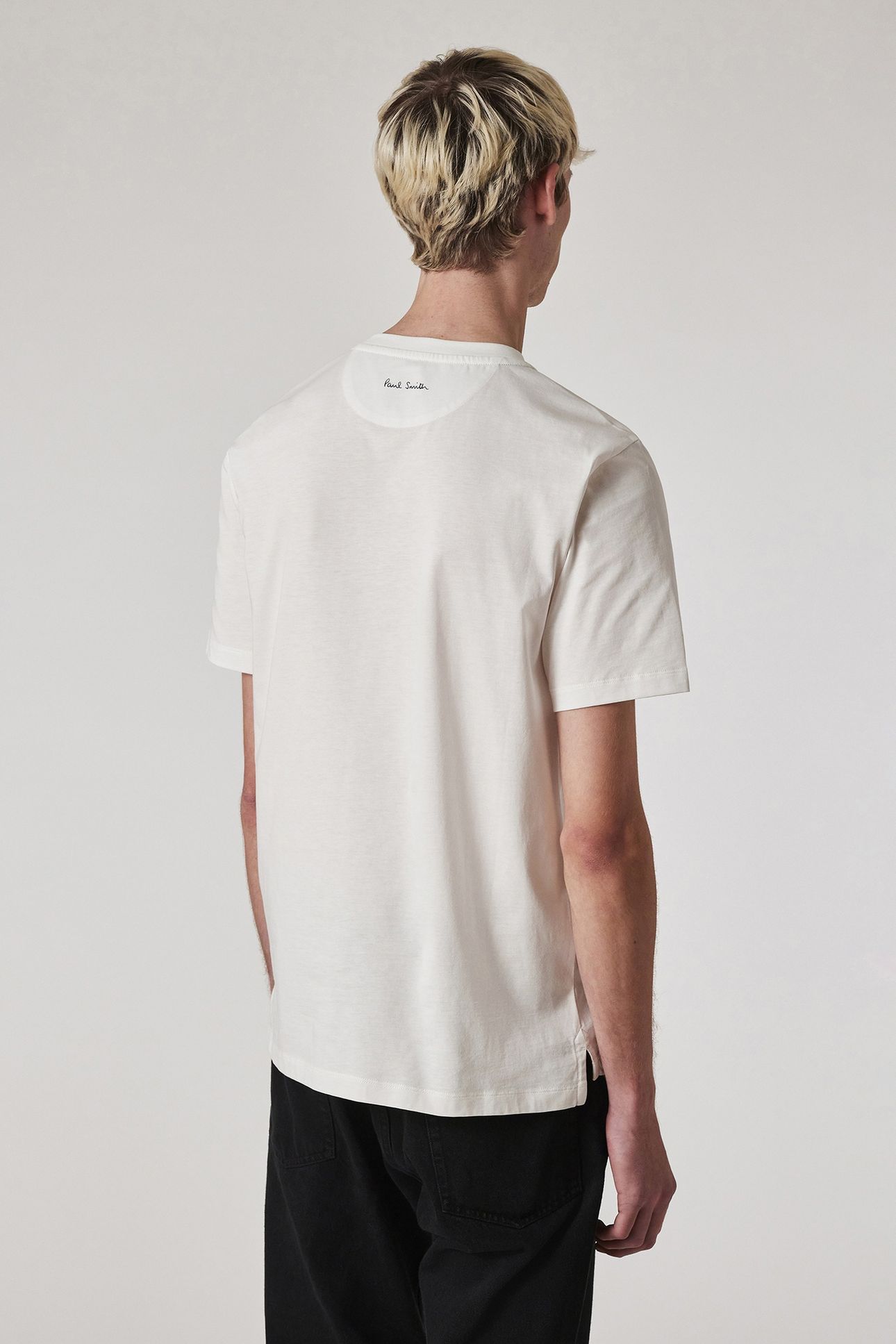 MENS LOGO PRINT TSHIRT WHITE 3