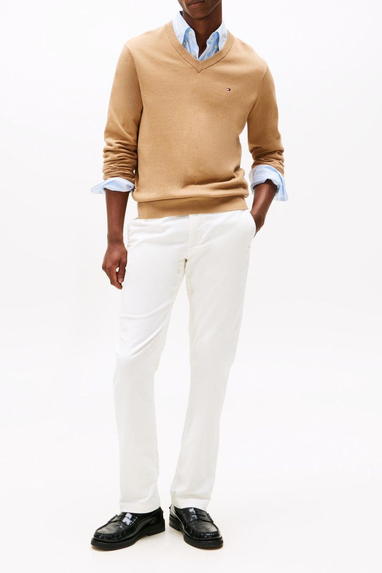 PIMA COTTON CASHMERE SWEATER TIMELESS CAMEL 3