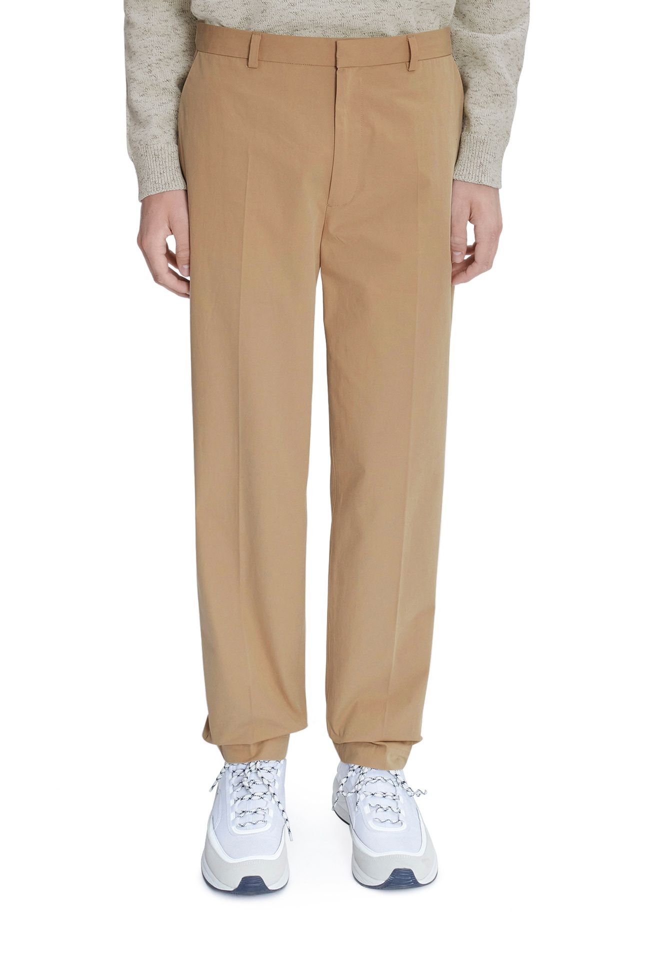UNISEX TROUSERS MASSIMO DARK BEIGE 1