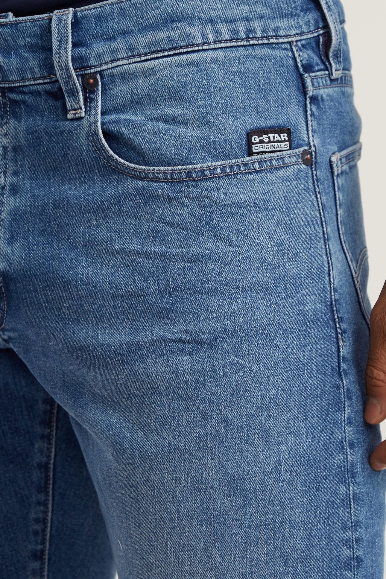 3301 REGULAR TAPERED MEDIUM BLUE 5