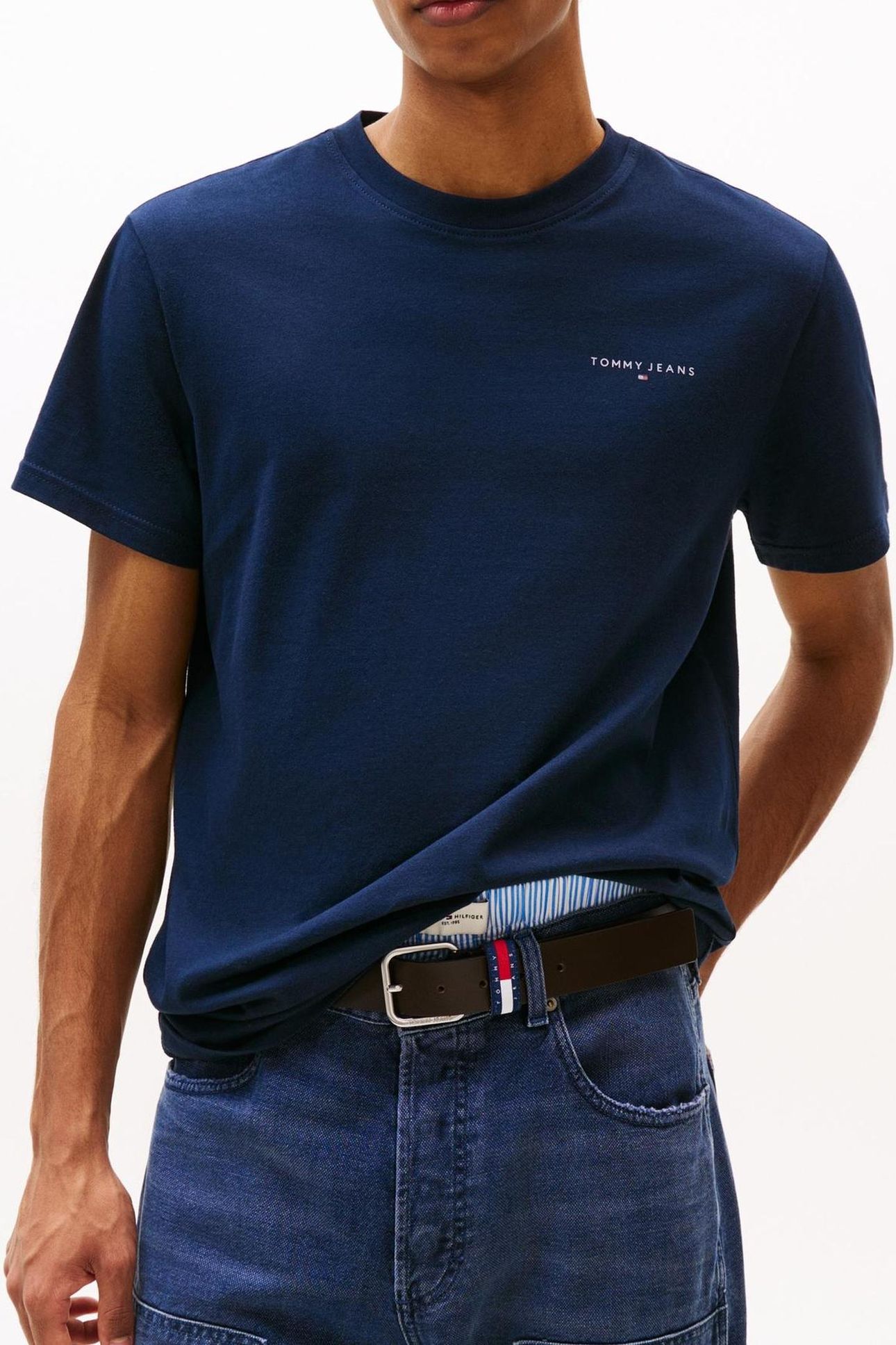 TJM SLIM LINEAR TEE DARK BLUE 5