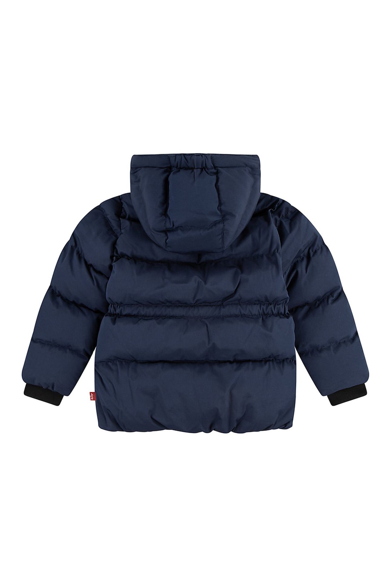 GIRLS MIX MEDIA THIGH LENGTH PUFFER DRESS BLUES 2