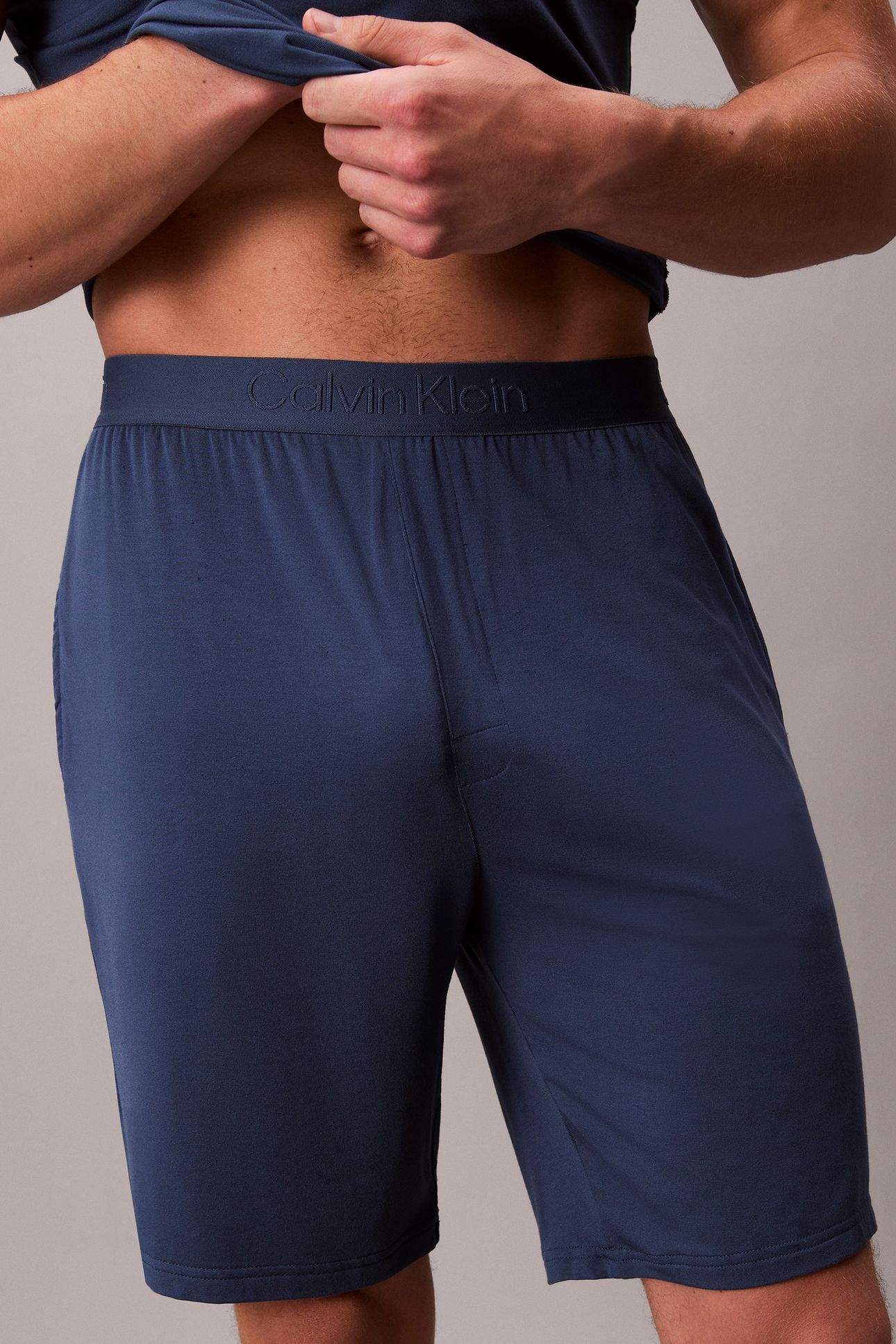 MODAL SLEEP SHORT DARK DENIM 5