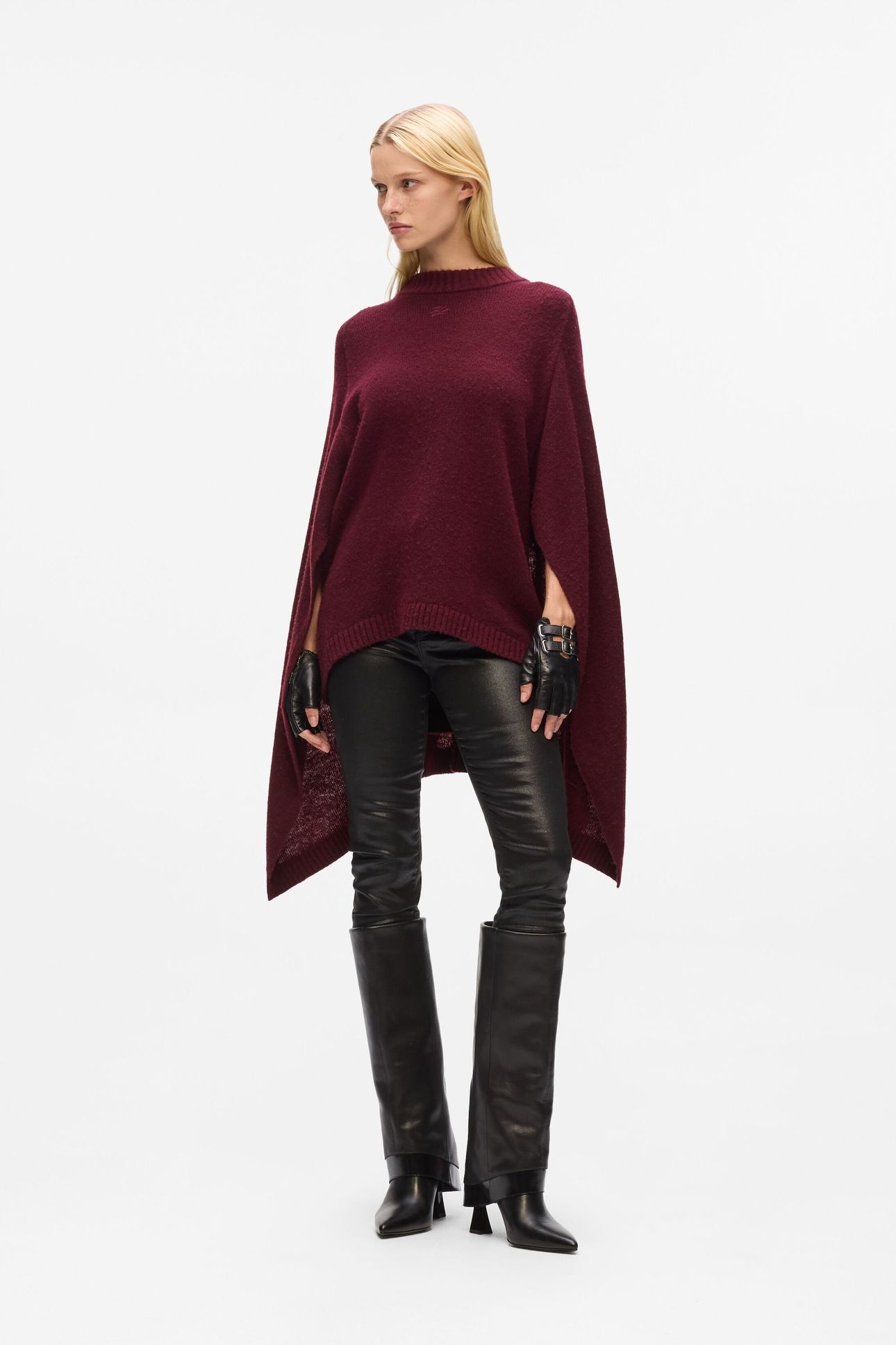 POLO KNIT CAPE WINDSOR BURGUNDY 1