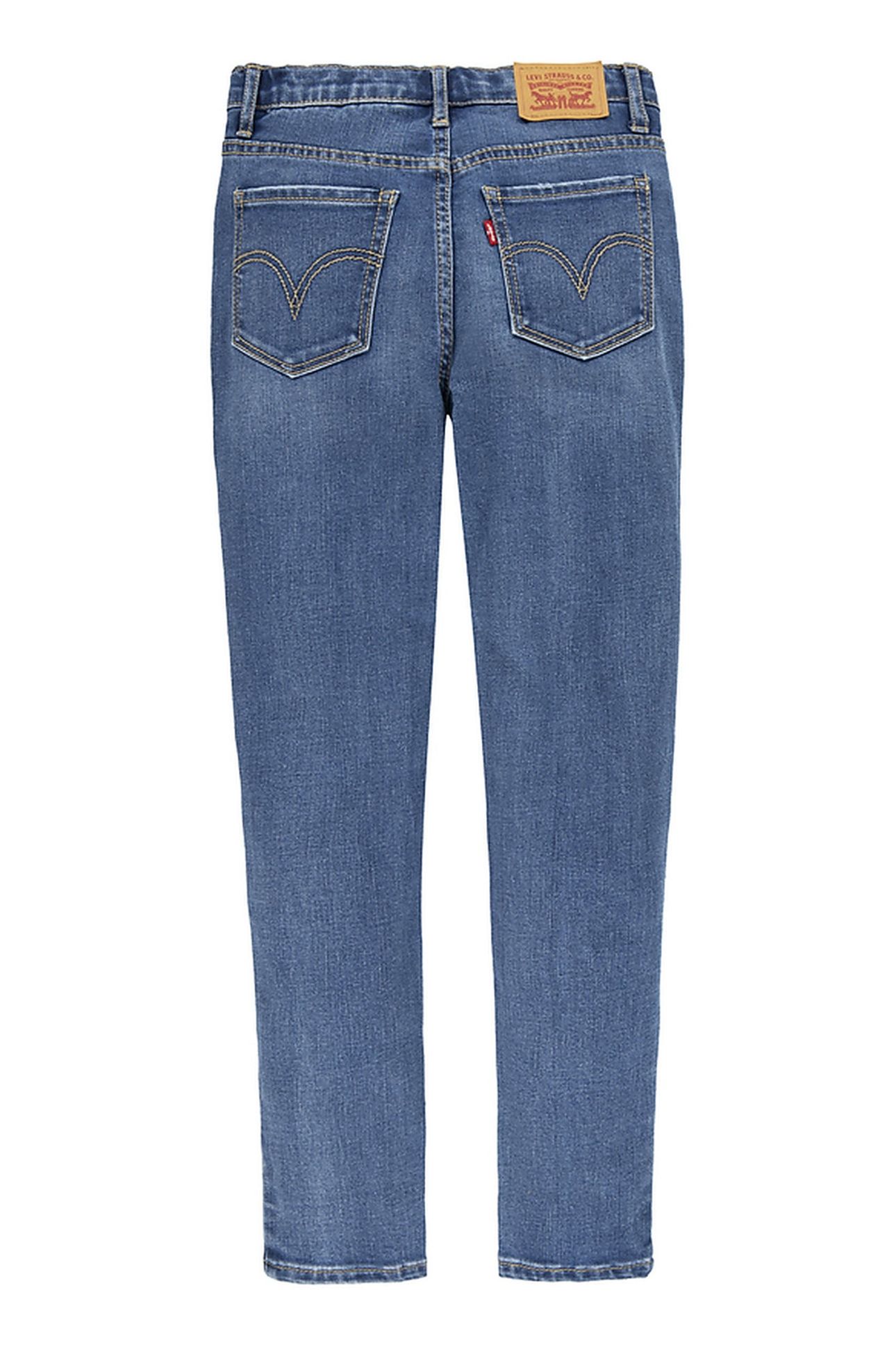GIRLS 720 HIGH RISE SUPER SKINNY HOMETOWN BLUE 2