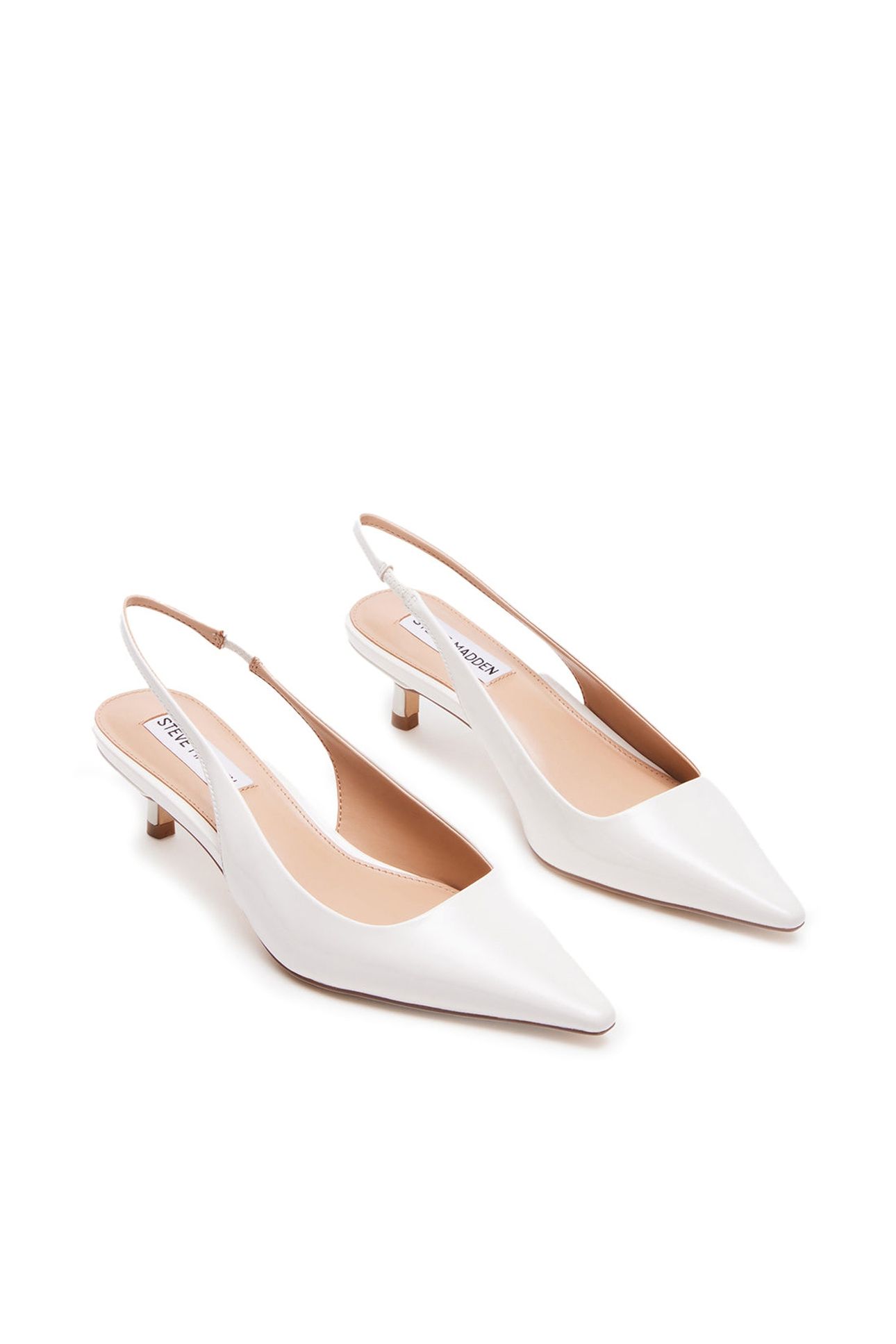 KARI PUMPS WHITE PATENT 2