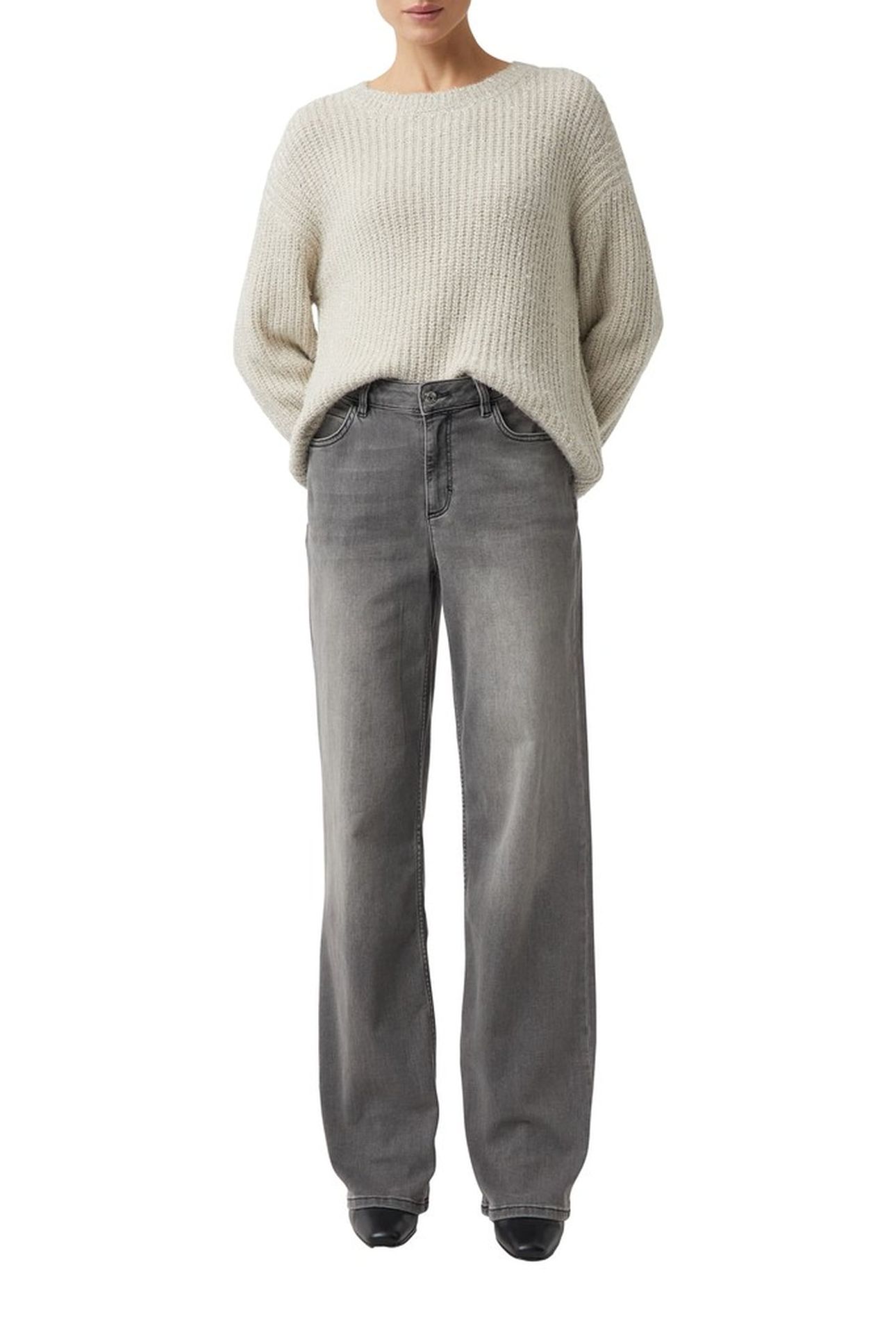 COMMA JEANS GREY/BLACK 2