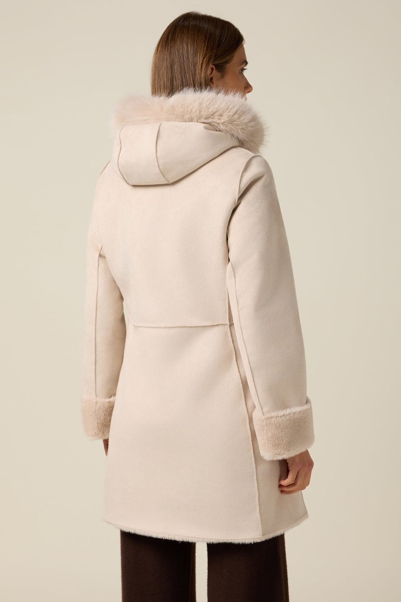 SOFT FABRIC COAT BEIGE 3
