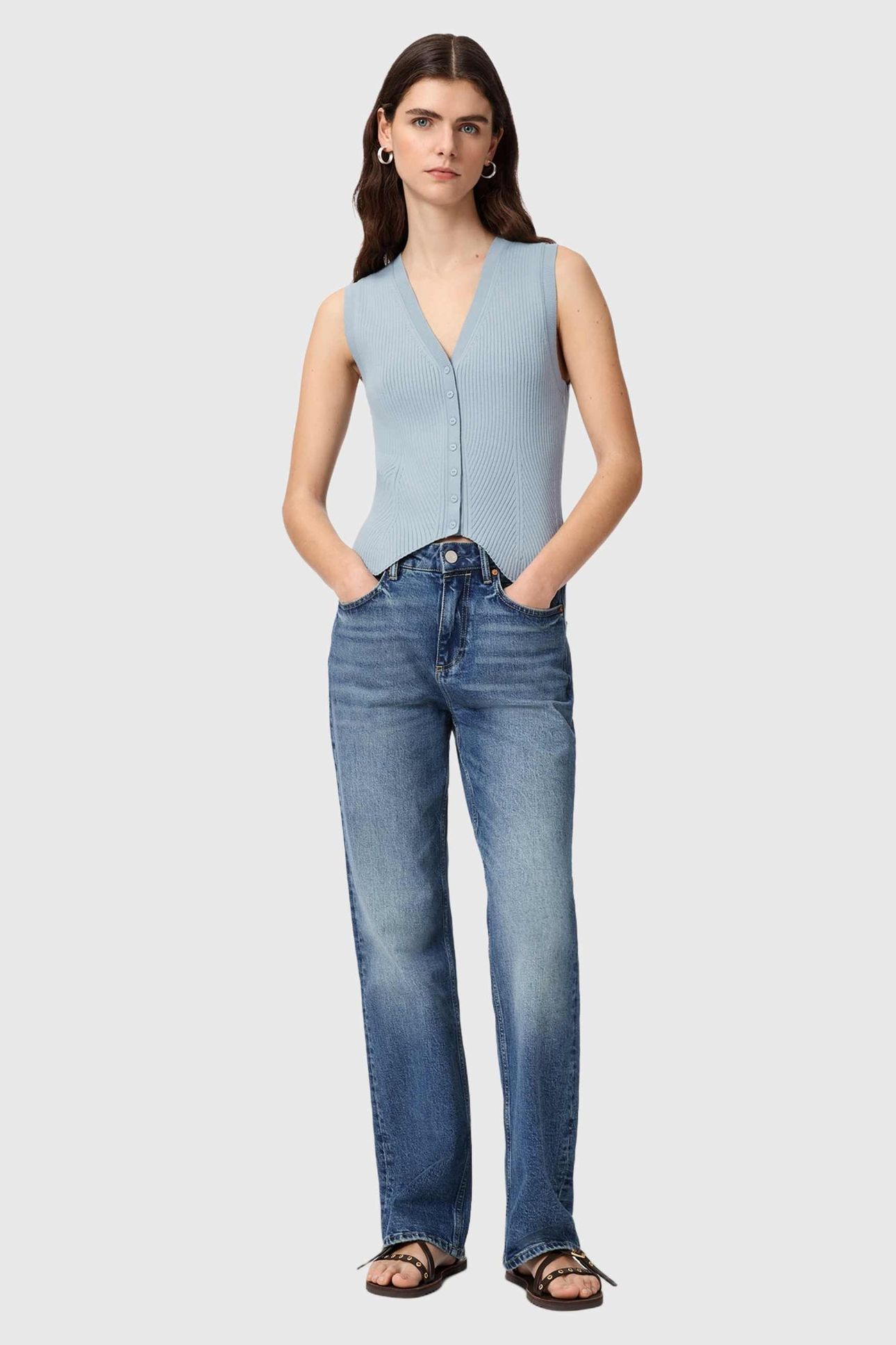 CRUZ WAISTCOAT QUARRY BLUE 1