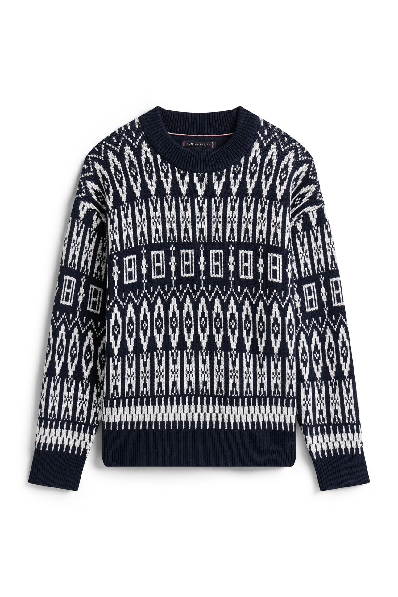 BOYS FAIRISLE C-NECK SWEATER AOP FAIRISLE 4