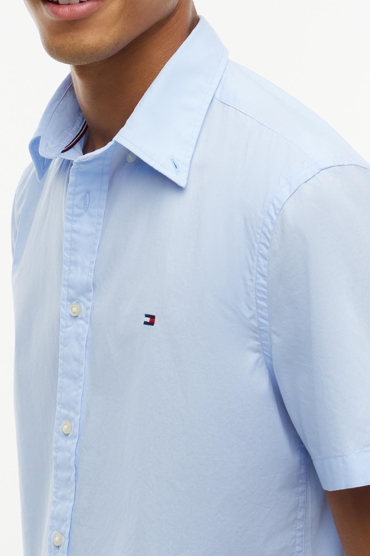 CORE FLEX POPLIN SOLID SHIRT SWEET BLUE 8