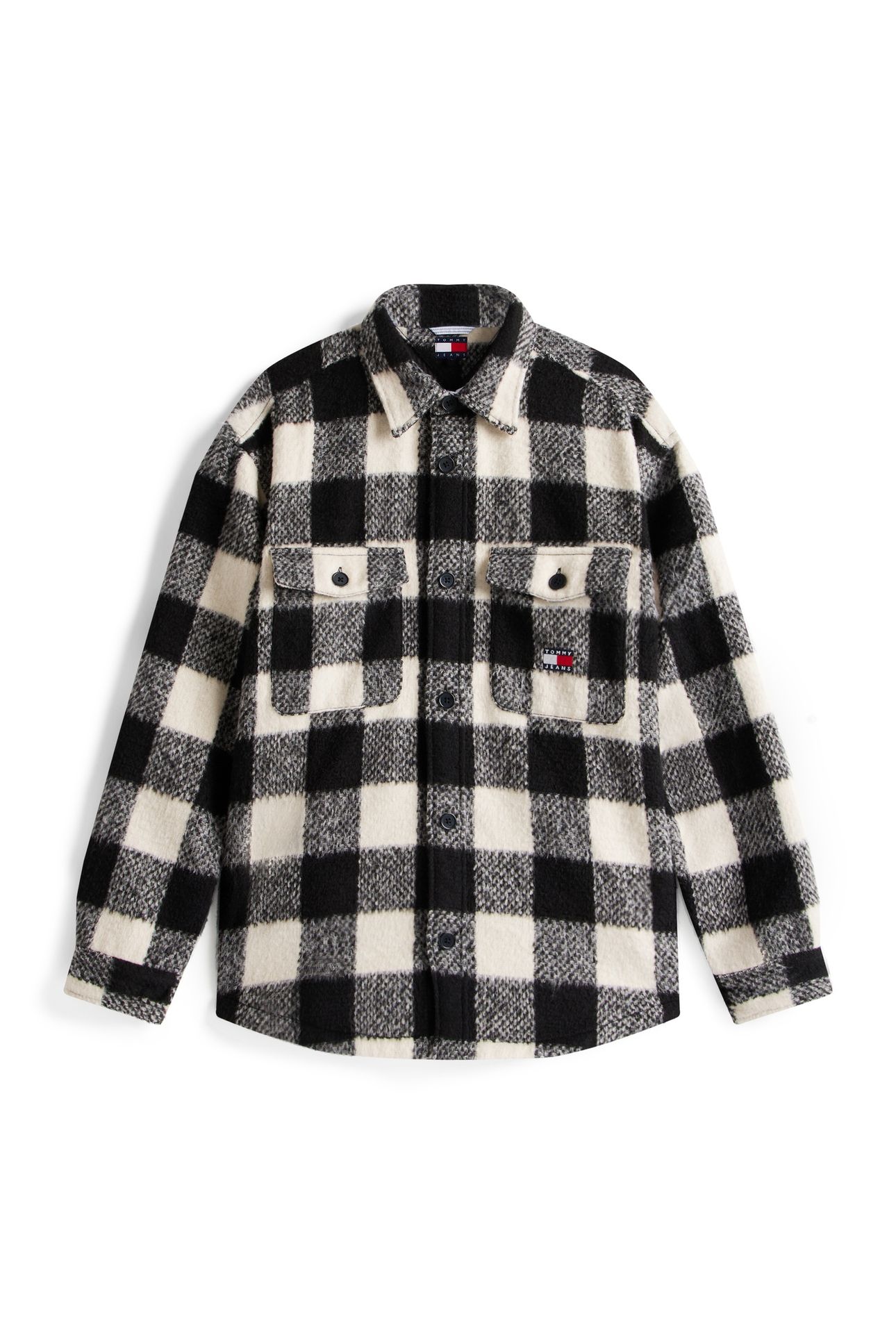 TJM CHECK OVERSHIRT BLACK/BUFFALO CHECK 4