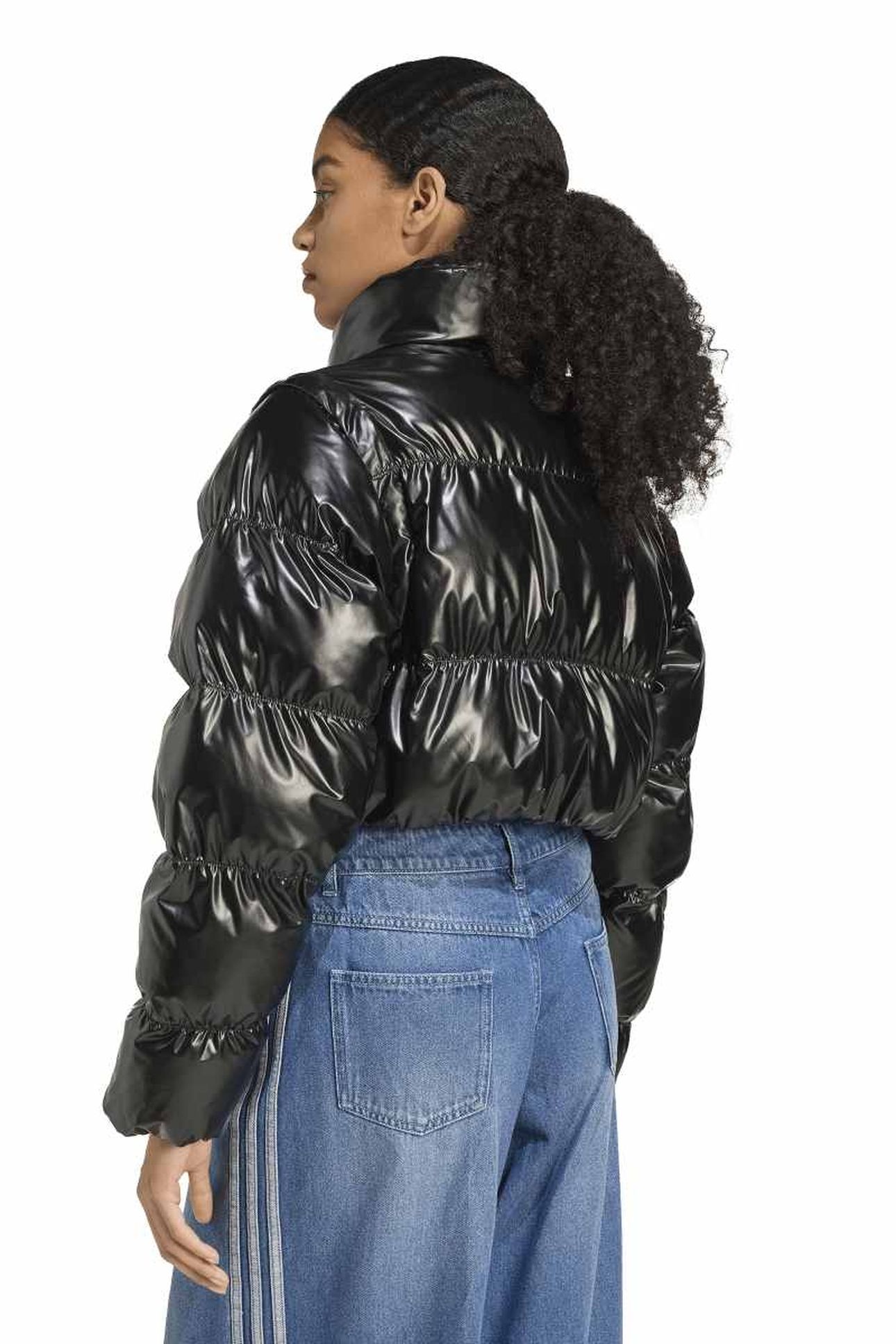 ESSENTIAL GLOSSY PUFFER BLACK 4