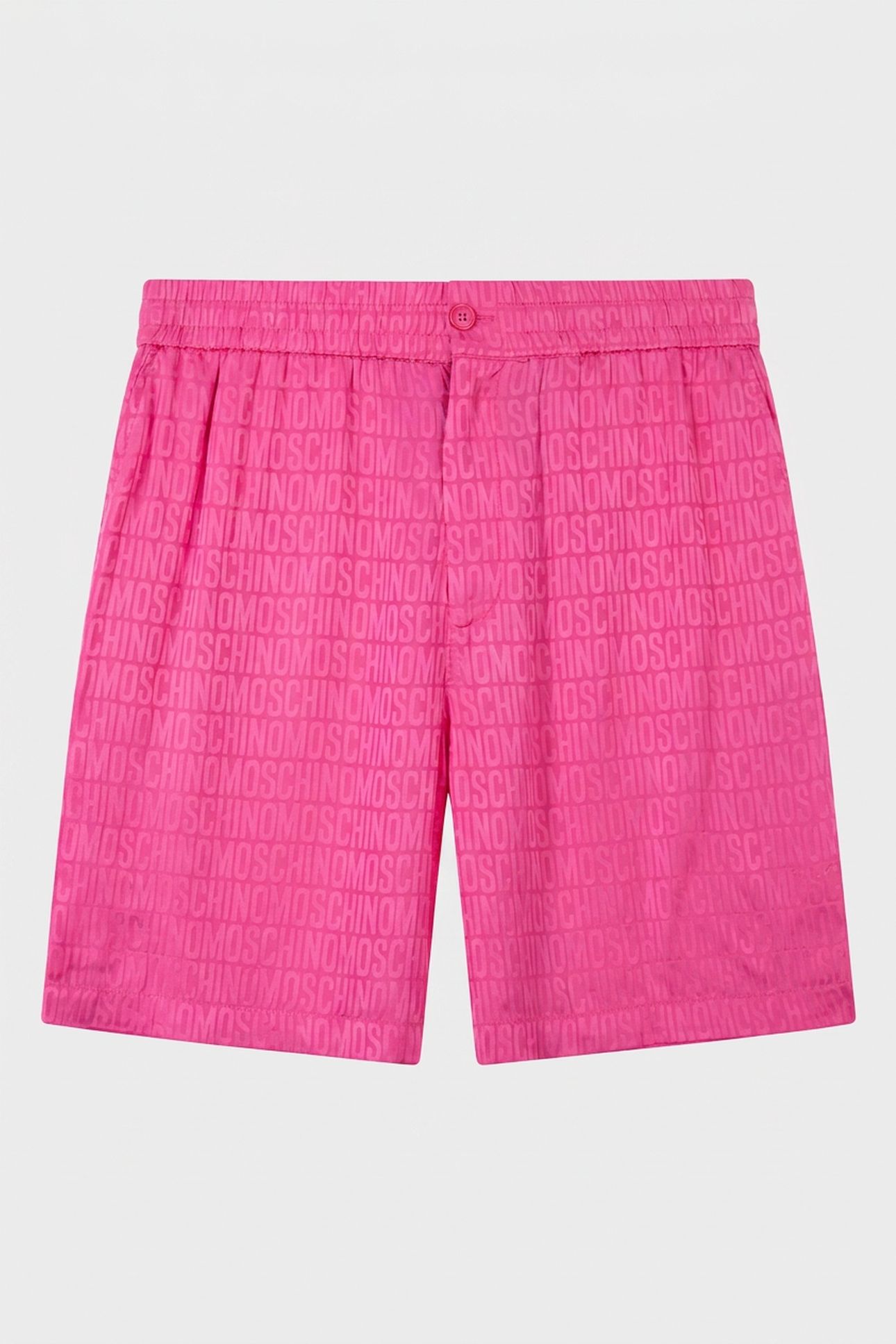 ALLOVER LOGO JACQUARD TWILL BERMUDA SHORTS PINK 3
