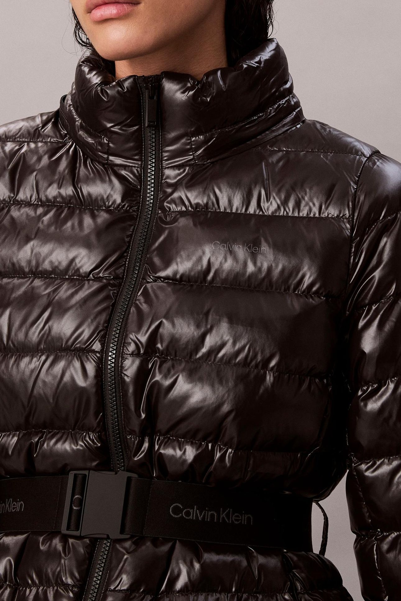 BELTED LIGHTWEIGHT PUFFER BLACK 6