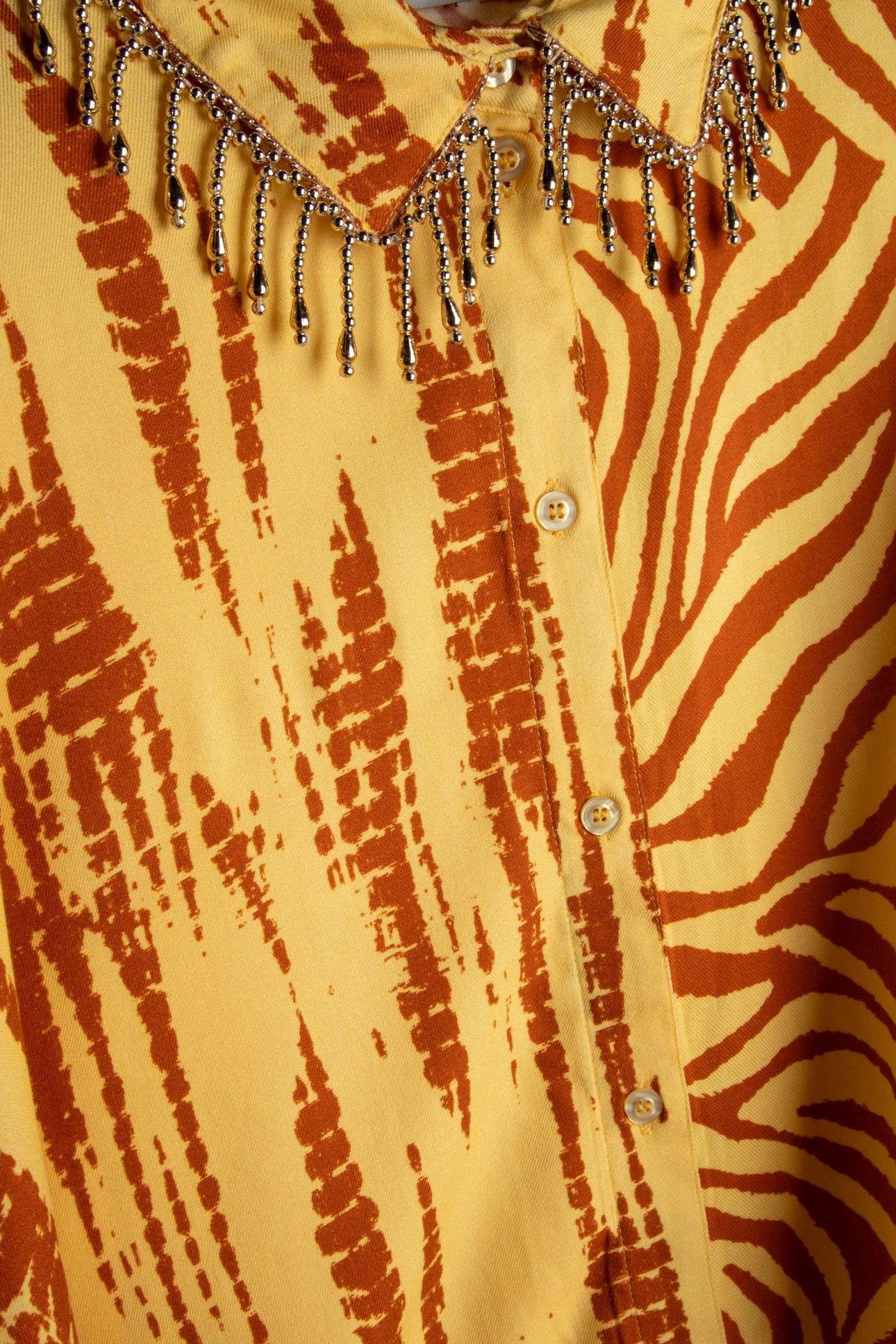 ESCONDIDA SUNSET TOP ORANGE ZEBRA PRINT 6