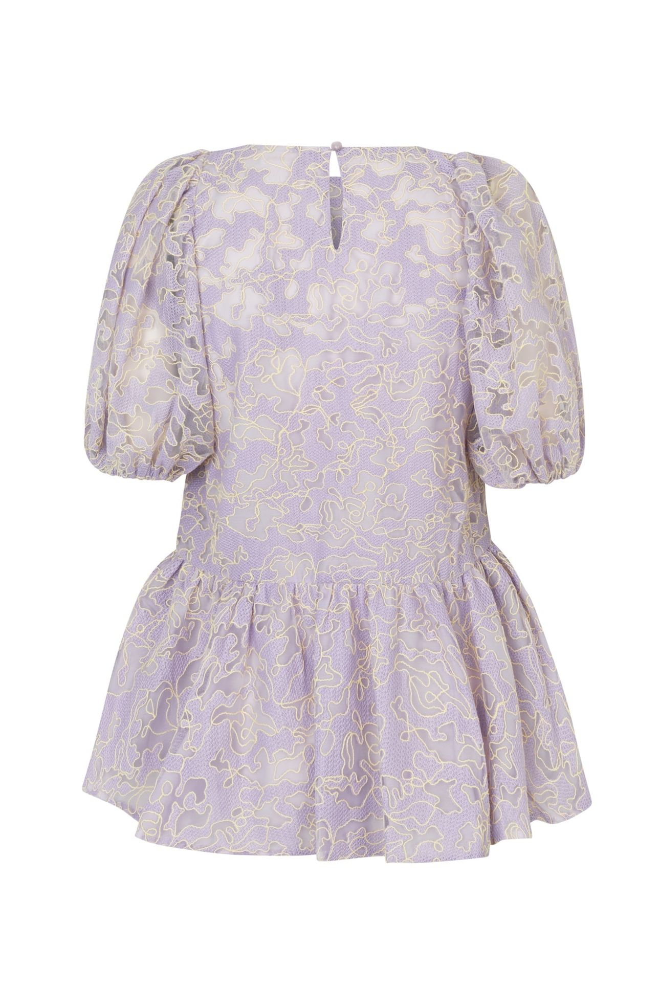LIW ORGANZA EMBROIDERY EMBROIDED WALLPAPER LILAC 4