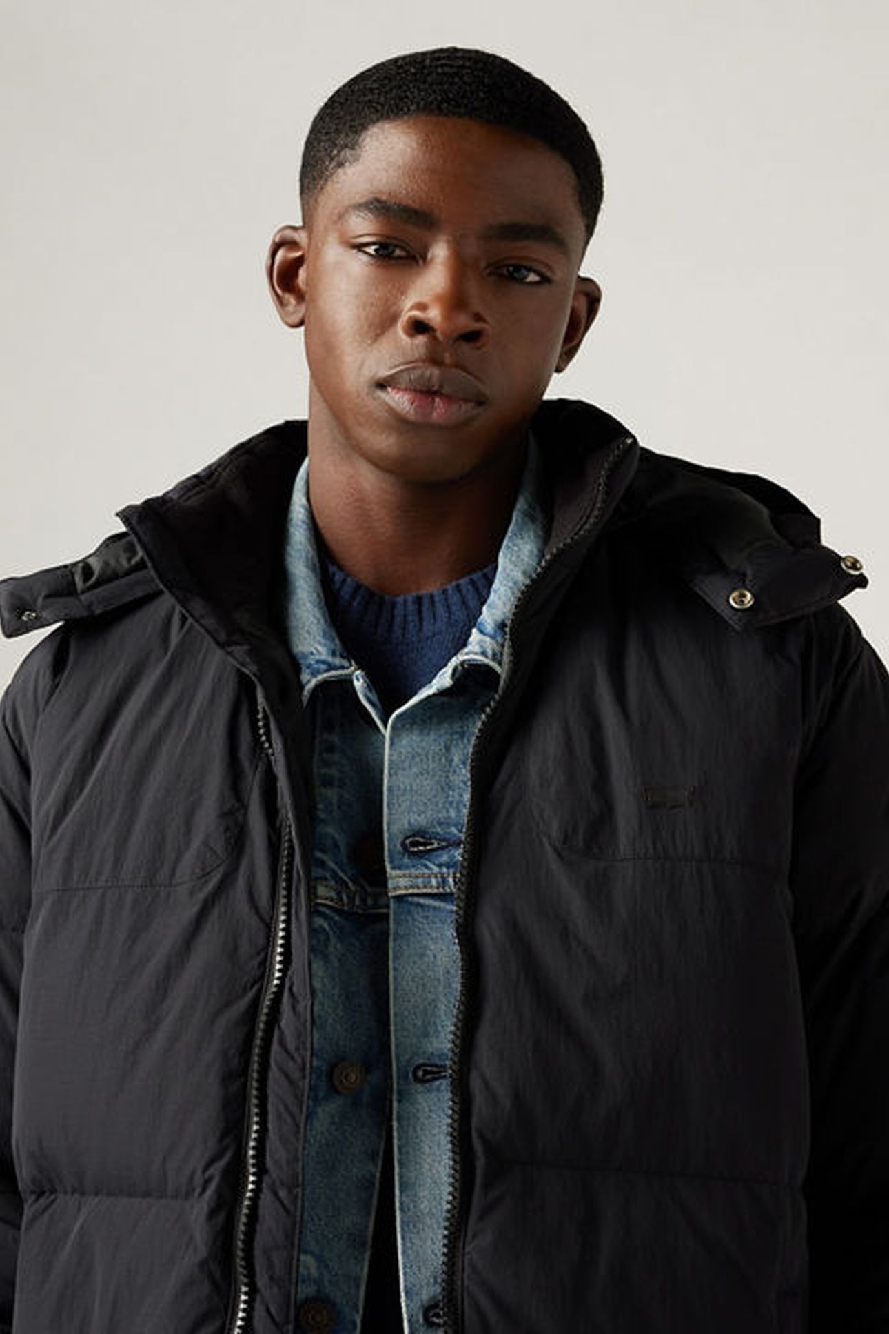 ROCKRIDGE SHORT PUFFER JET BLACK 3