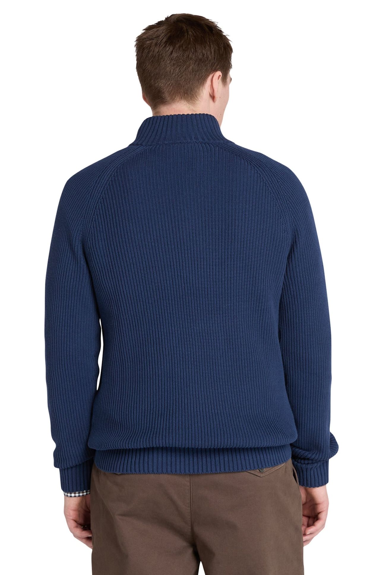 WILLIAMS RIVER TEXTURED 1/4 ZIP SWETAER PEACOAT 2