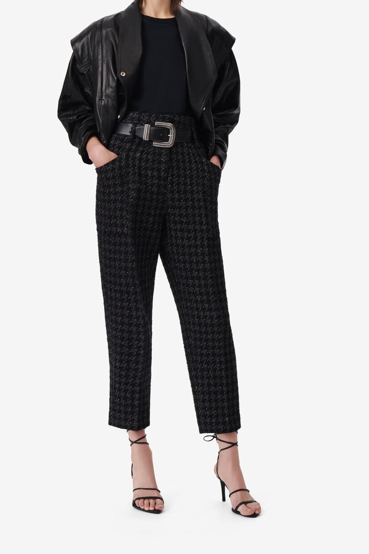 SIMEA PANT BLACK LUREX 1