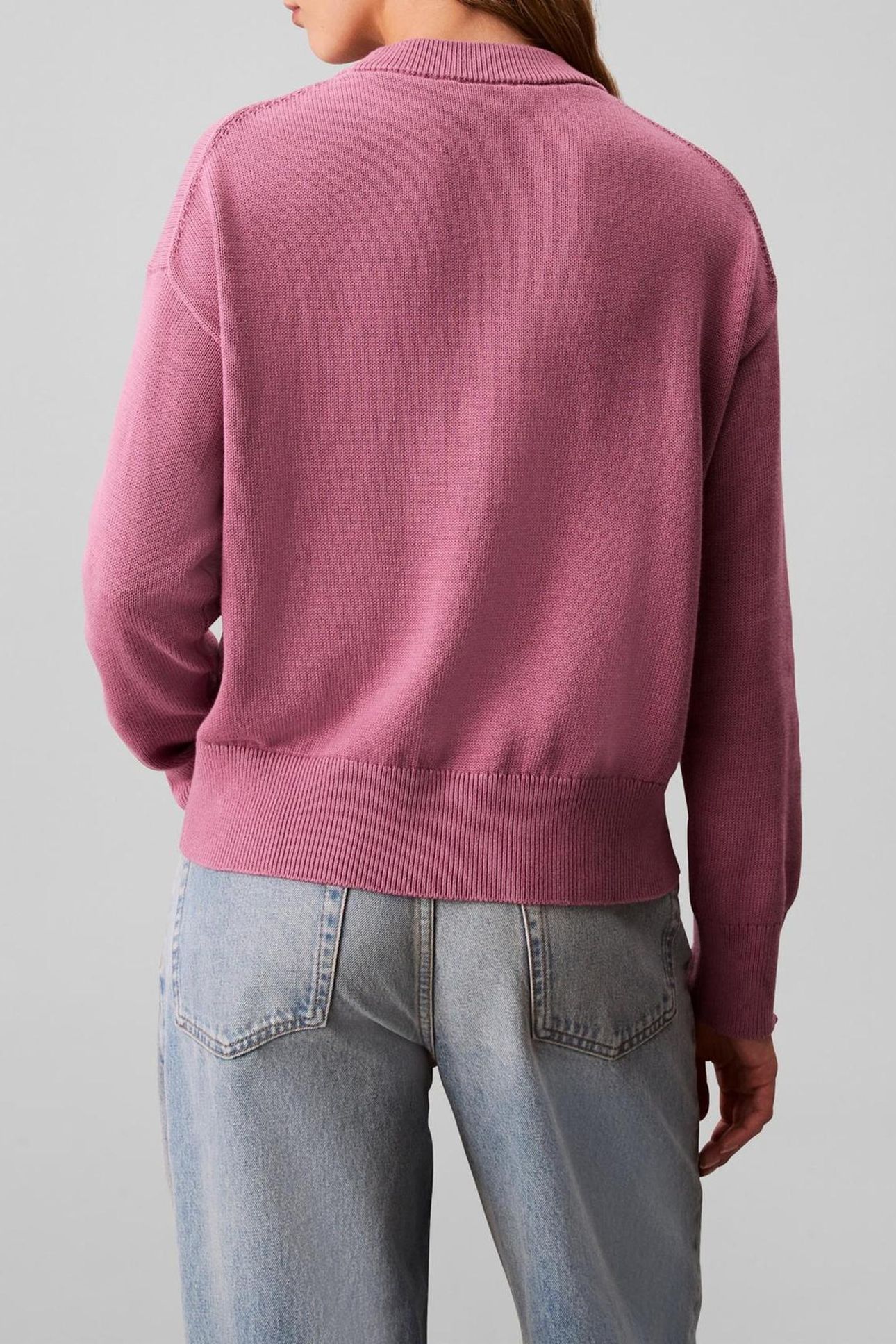 COTTON GRAPHIC PULLOVER BORDEAUX 2