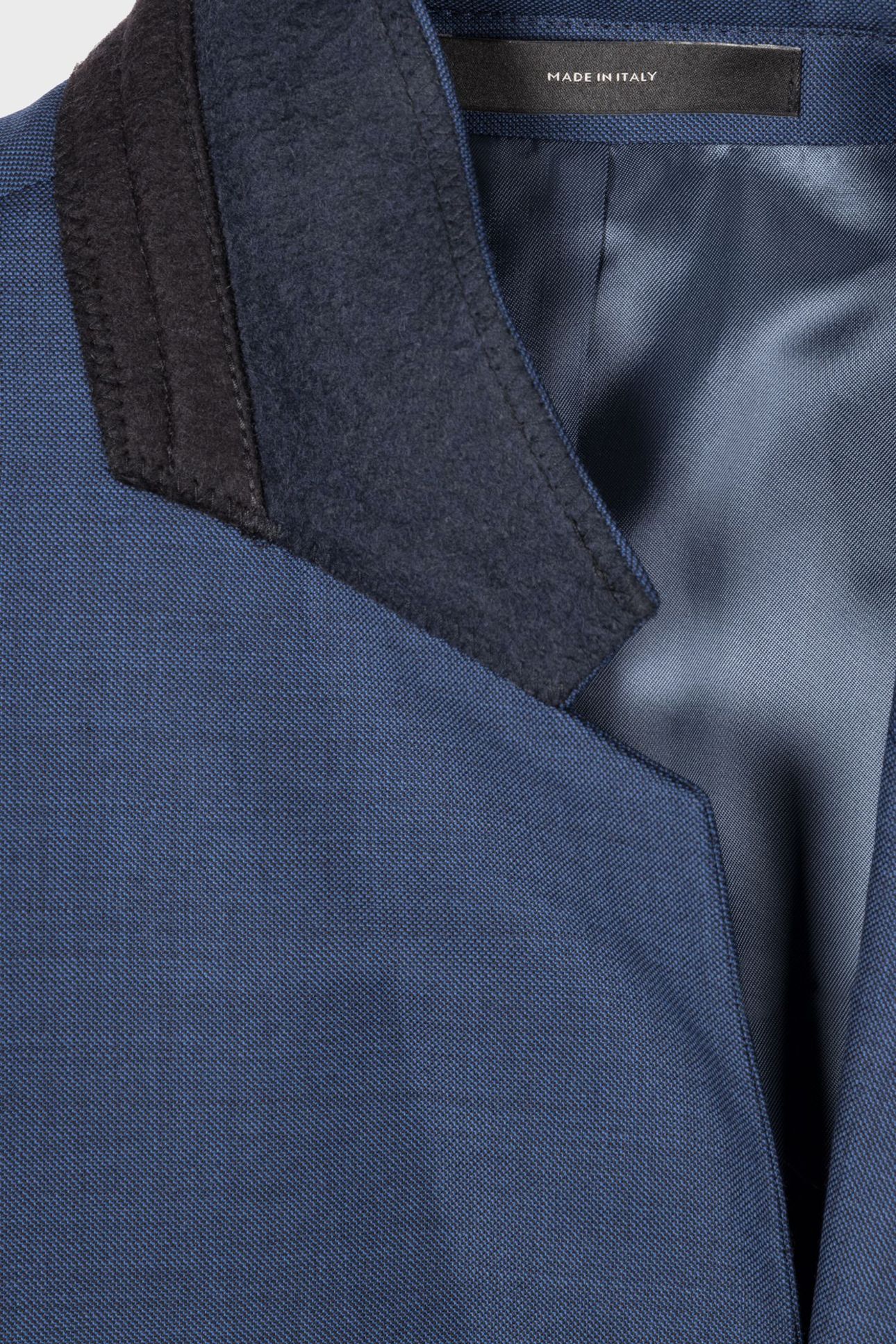 MENS SLIM FIT 2BTN SUIT INKY BLUE 8
