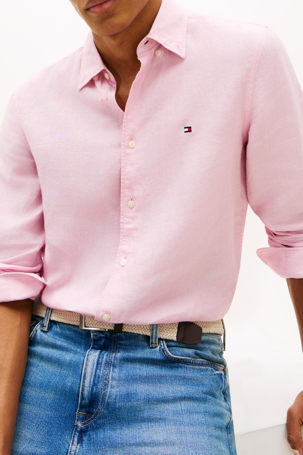 PIGMENT DYED LINEN SOLID CLASSIC PINK 6